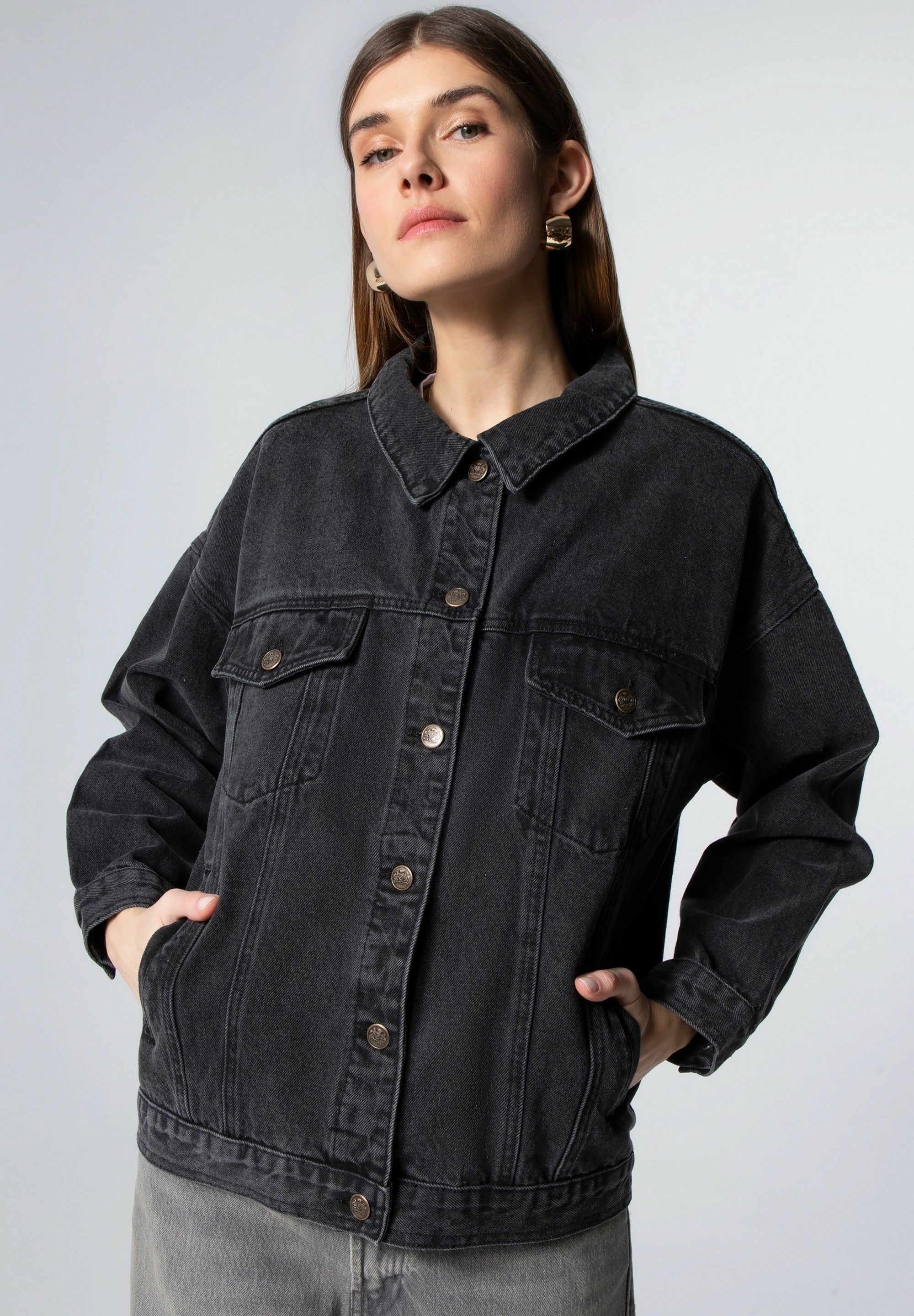 Jeansjacke »Modern Classics«, ohne Kapuze, WITTCHEN Damenjacke aus Denim Oversize