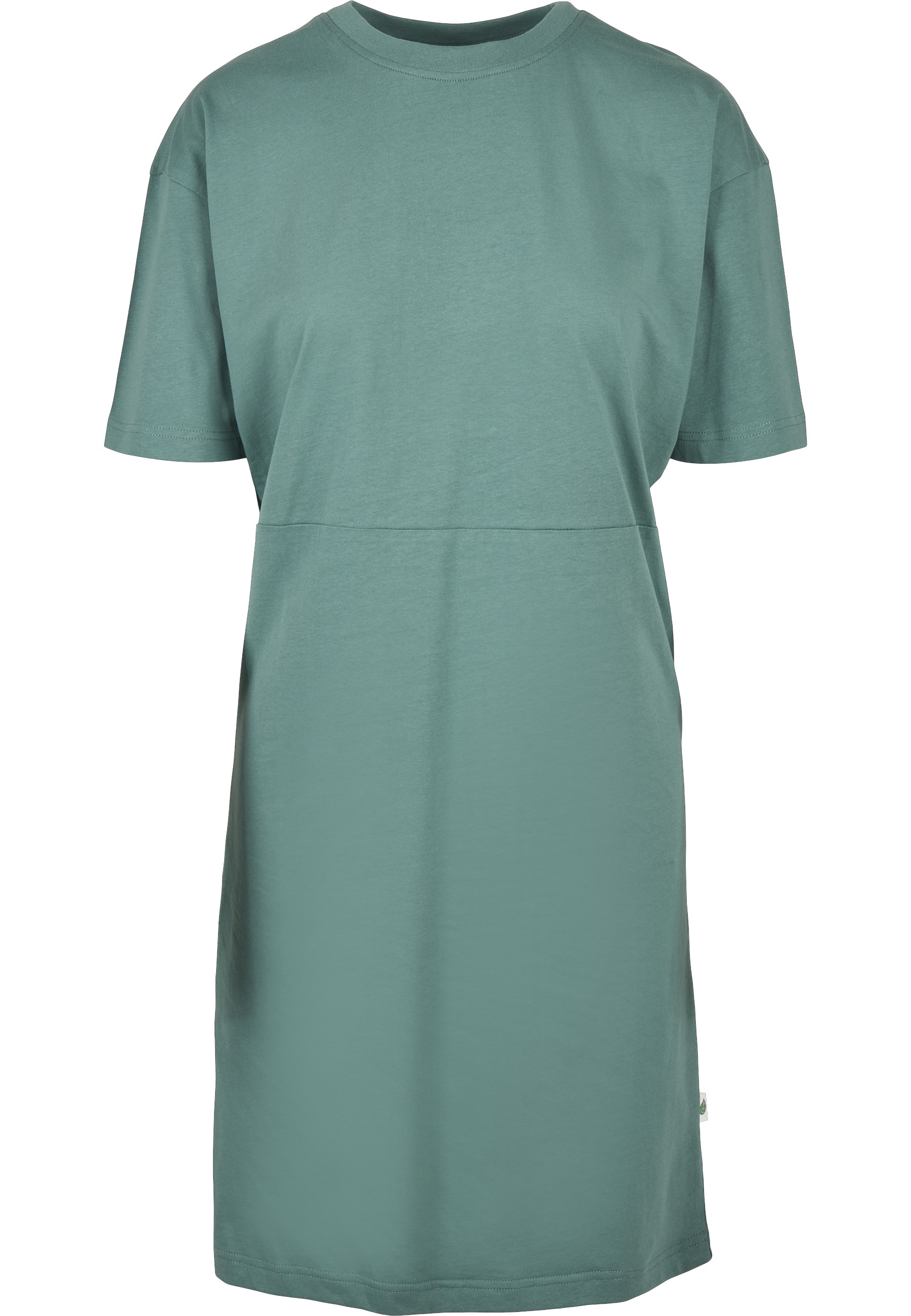 URBAN CLASSICS A-Linien-Kleid "Urban Classics Damen Ladies Organic Oversized Slit Tee Dress" 1 Stk. tlg.