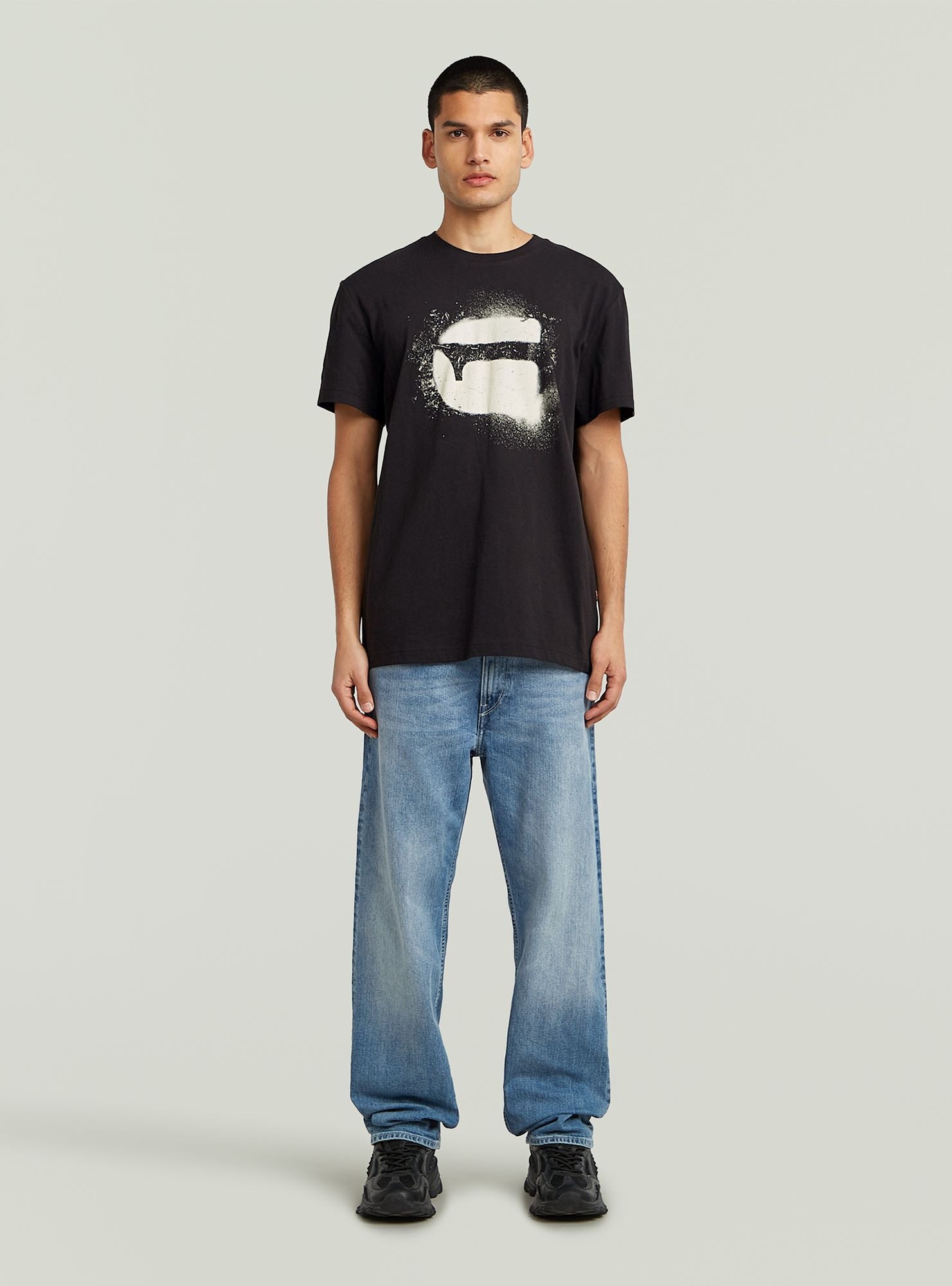 G-STAR T-Shirt "Spray G Logo T-Shirt" günstig online kaufen