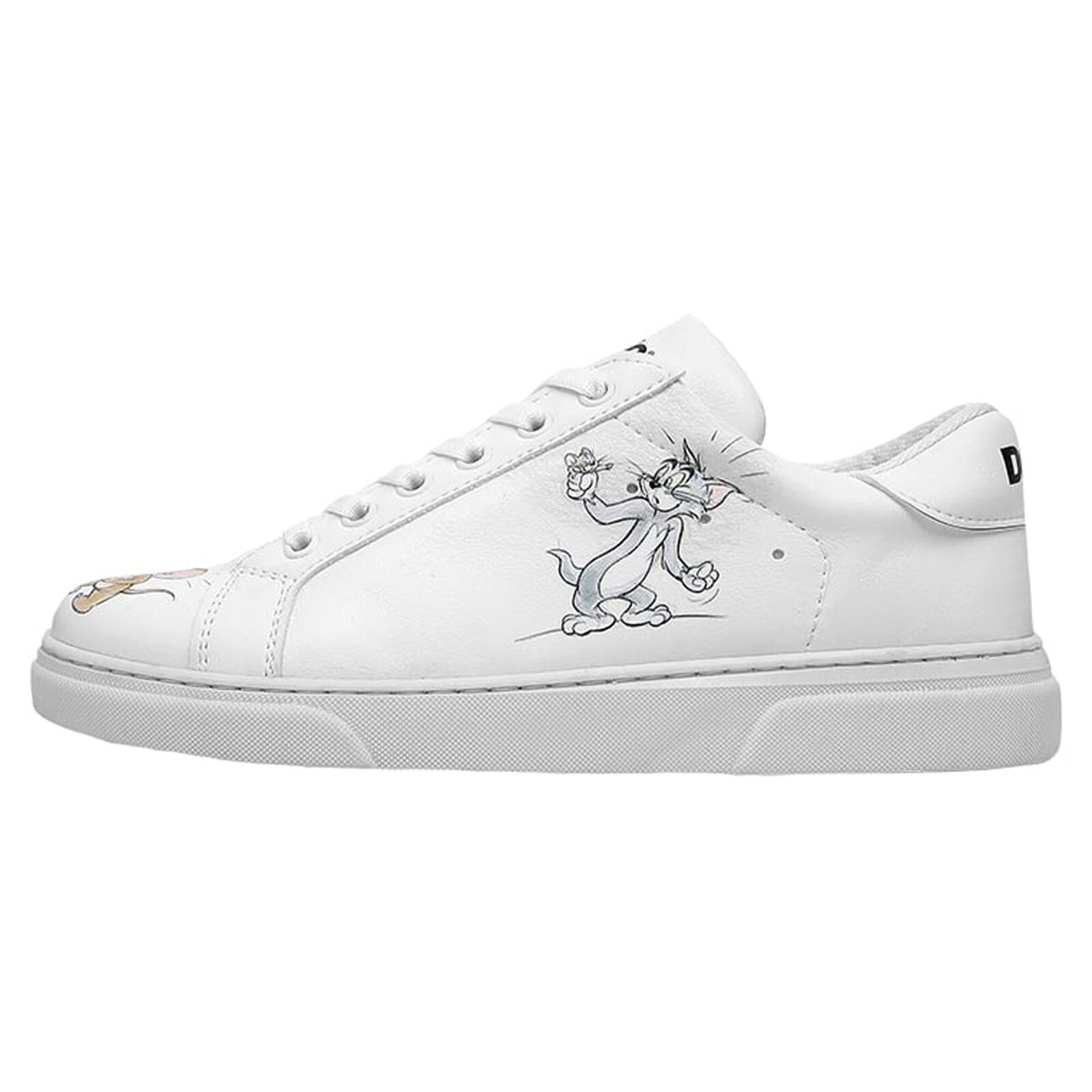 DOGO 1100000002199 "Ace Low-Top Sneaker Tom And Jerry Up-To-No-Good Damen Sneaker" Handgefertigt