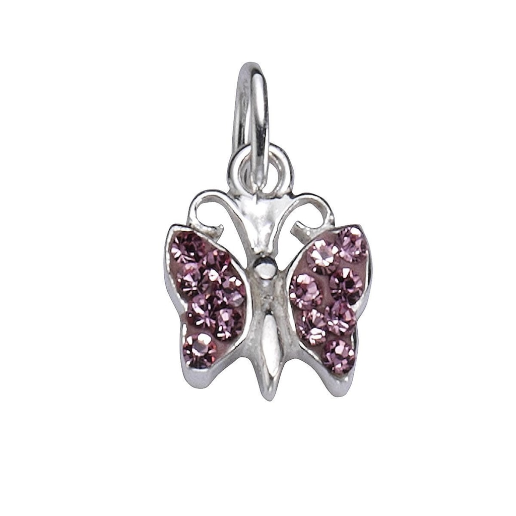 Vivance Kettenanhänger »925/- Sterling Silber Schmetterling«