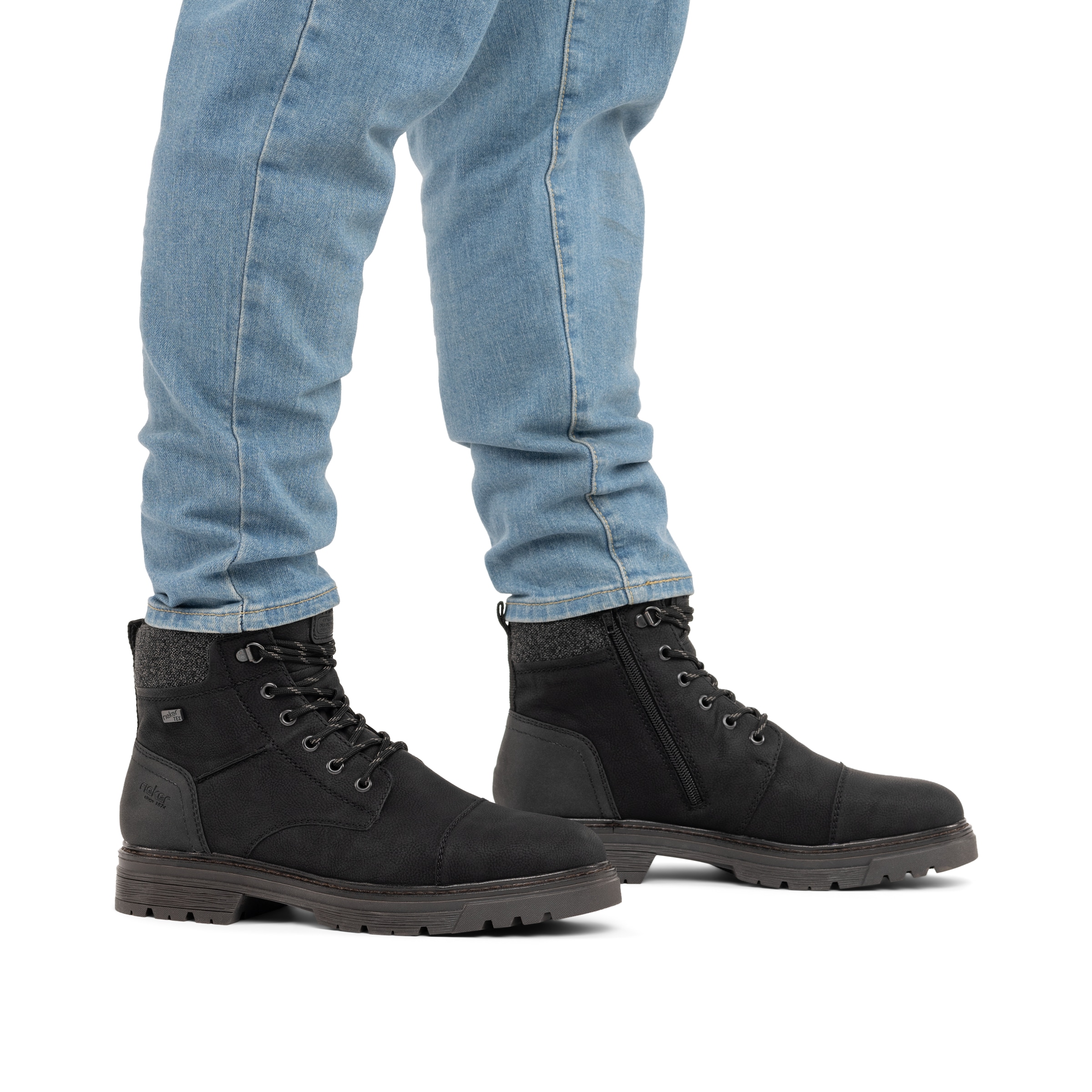 Rieker Winterboots  Schnürboots mit Innenreißverschluss, schmale Form