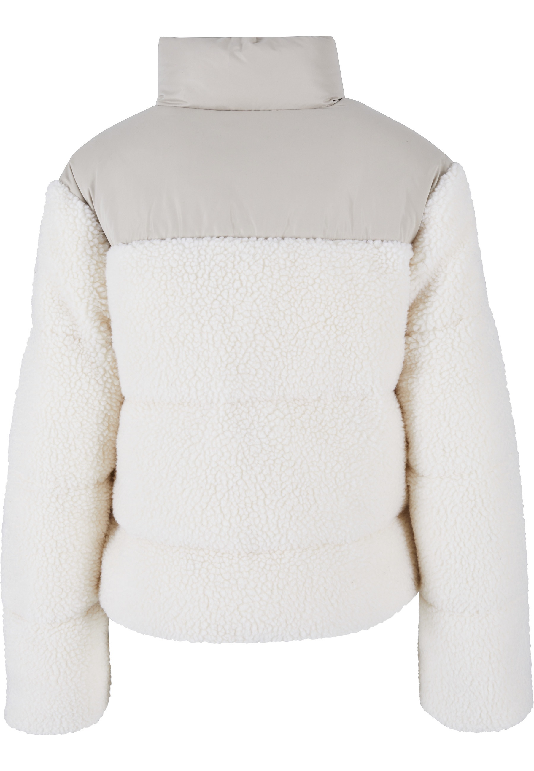 URBAN CLASSICS Winterjacke "Urban Classics Damen Ladies Short Sherpa Mix Pu günstig online kaufen