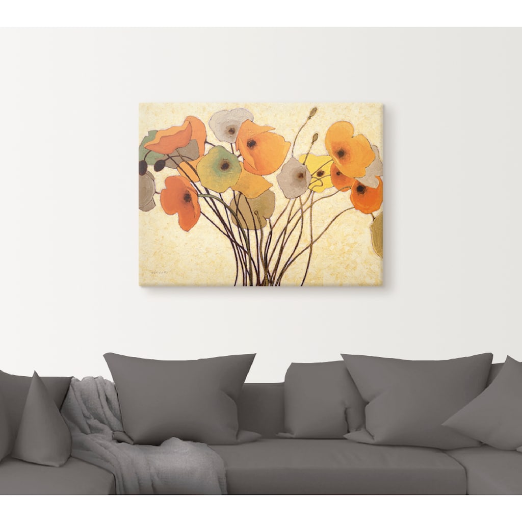 Artland Wandbild »Kürbismohn I«, Blumen, (1 St.), als Leinwandbild, Poster, Wandaufkleber in verschied. Größen