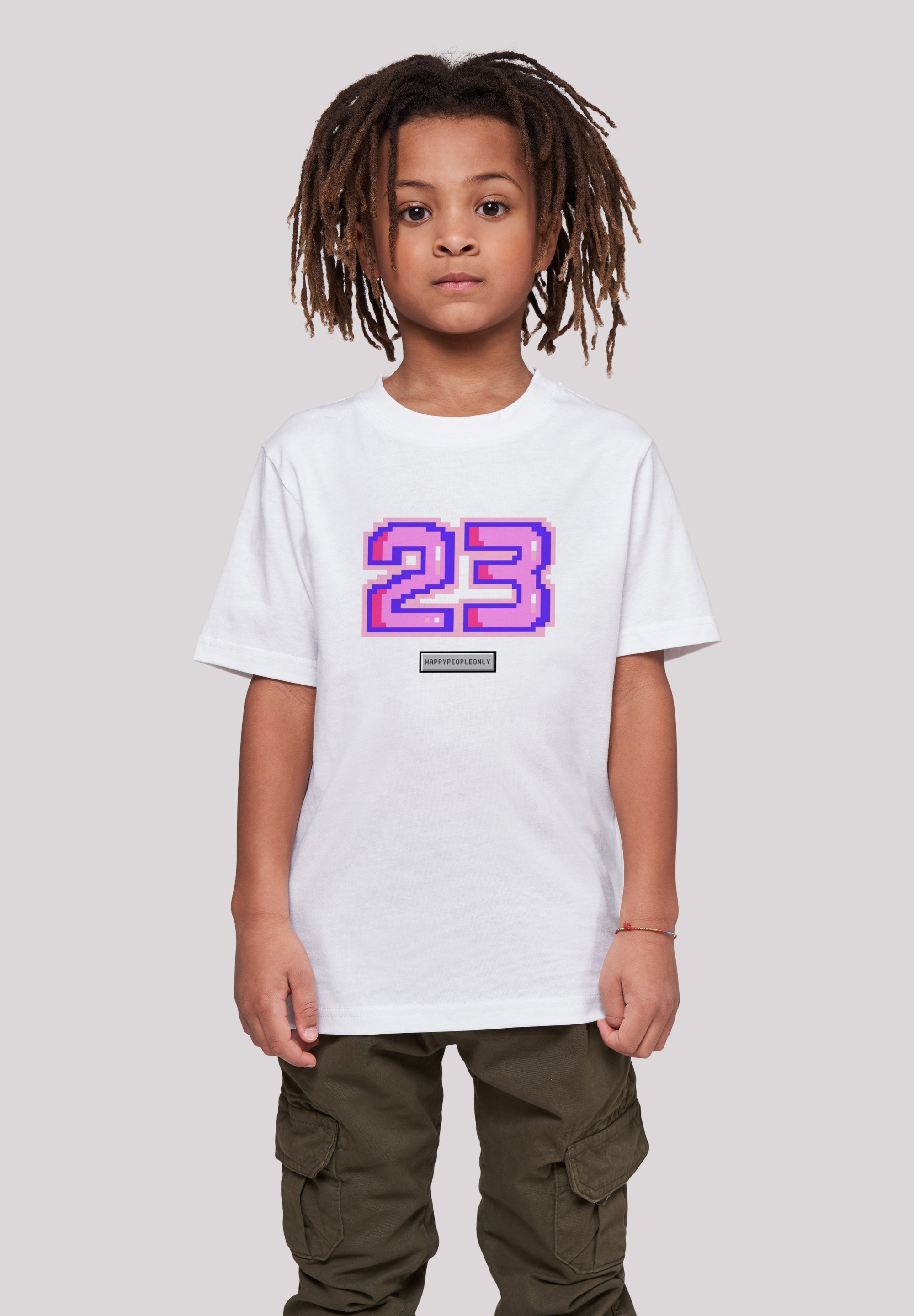BAUR T-Shirt »Pixel 23 für Print F4NT4STIC | ▷ pink«,