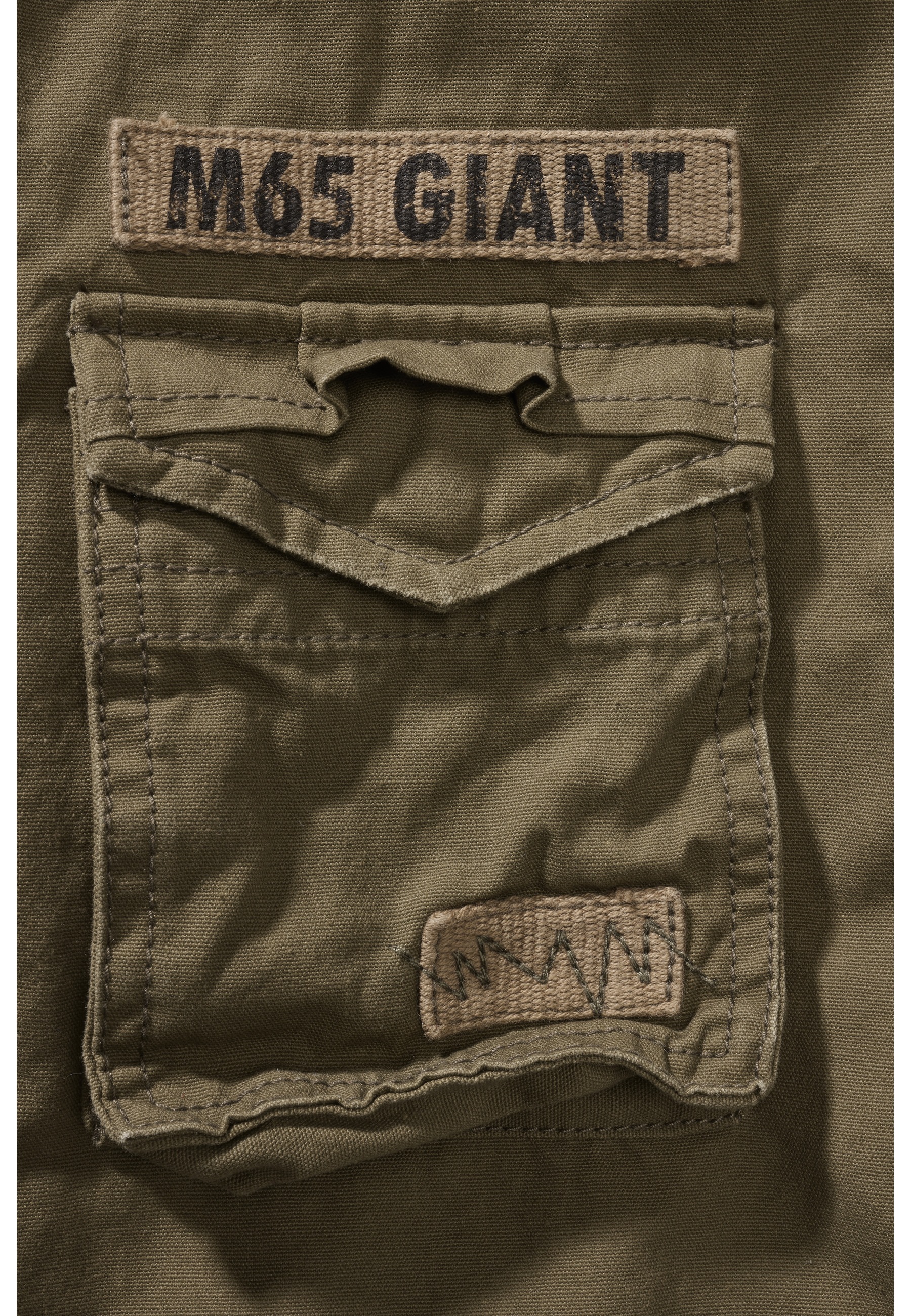 Brandit Parka »Brandit Herren Kids M65 Giant Jacket« 1 Stk. tlg. mit Kapuze