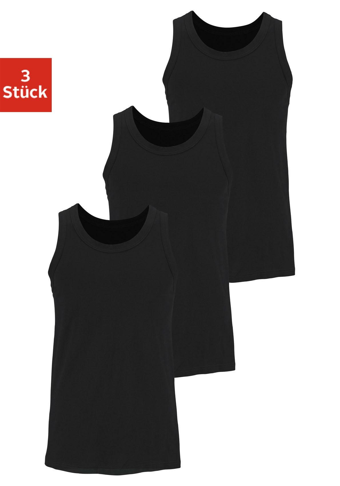 H.I.S Herren Tanktop Schwarz M