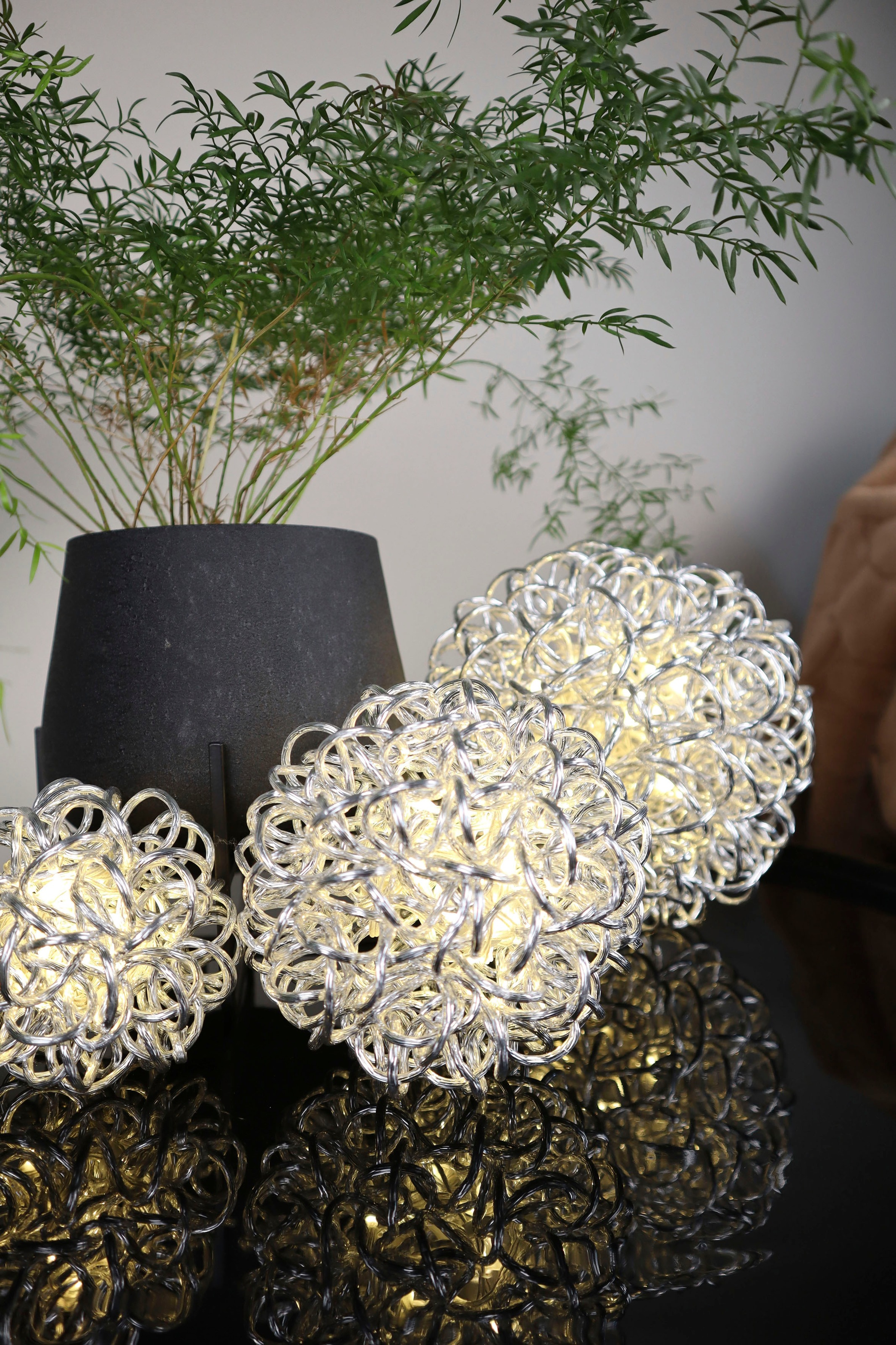 AM Design LED Dekolicht »Kugelleuchte, Weihnachtsdeko aussen, LED Kugel«, 20 flammig-flammig, Dekokugel, Weihnachtsbeleuchtung