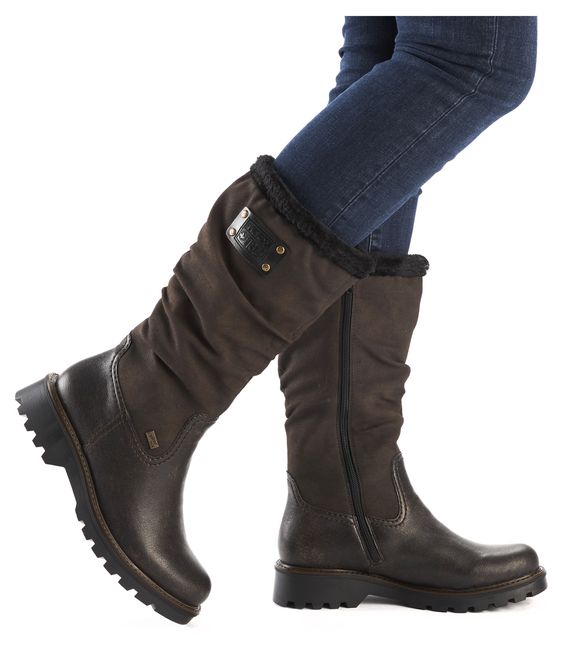 Rieker Winterstiefel, Boots, Rieker-TEX, mit einer Schafthöhe von ca. 28 cm günstig online kaufen