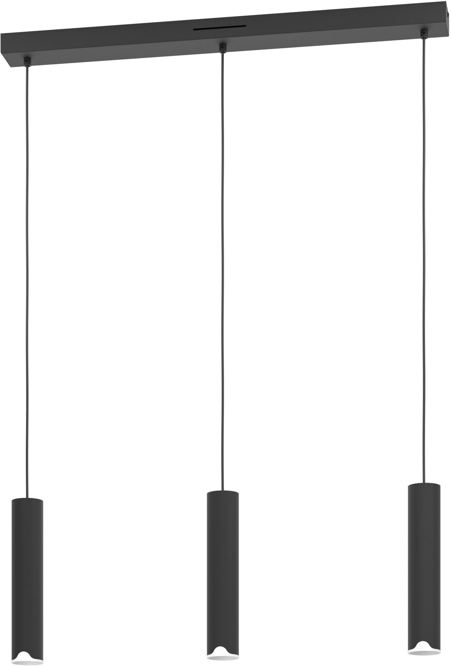 EGLO Hängeleuchte »BALAMORTA-Z Pendellampe - Stahl - LED - 3X3,7W - IP20« LED-Modul 1 Stk. Kaltweiß | Neutralweiß | Warmweiß Hängelampe, Deckenlampe, Wohnzimmer, Esszimmer, L78 x B5,5 x H110 cm