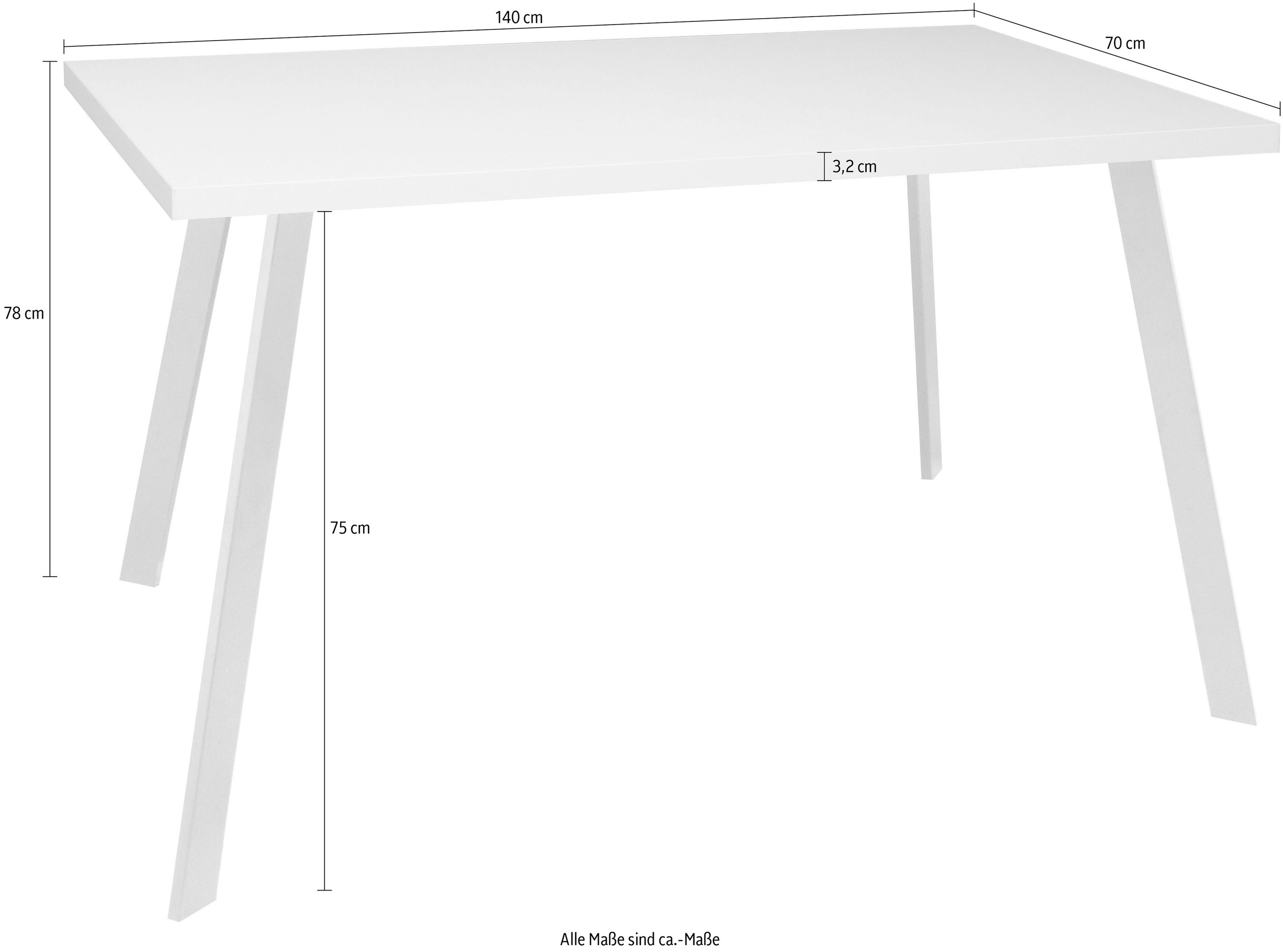 Mäusbacher Schreibtisch "Big System Office", Breite 140 cm günstig online kaufen