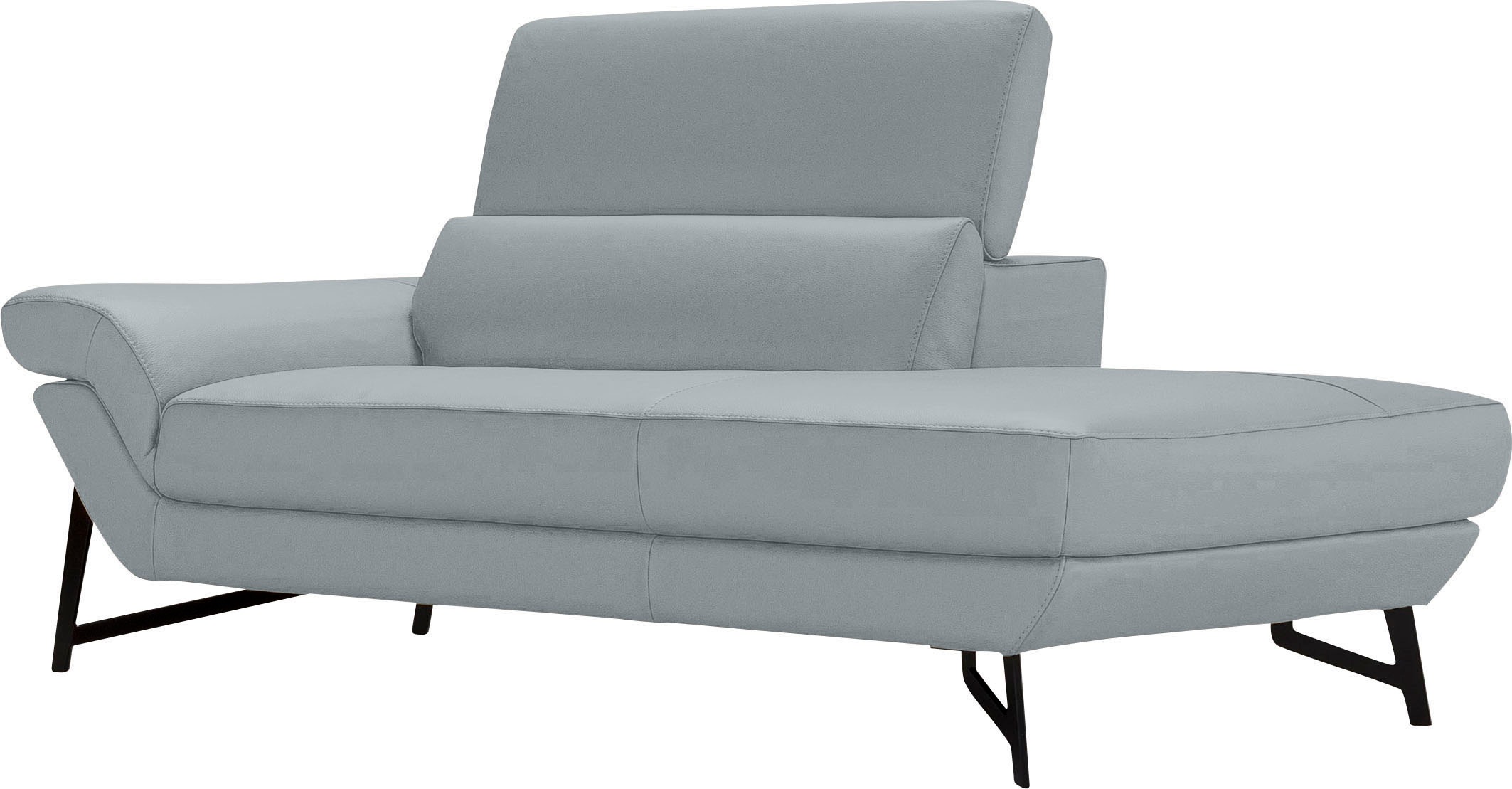 Egoitaliano Ottomane "Narcisa, Designsofa", mit verstellbarer Kopfstütze, Solitärmöbel als Blickfang