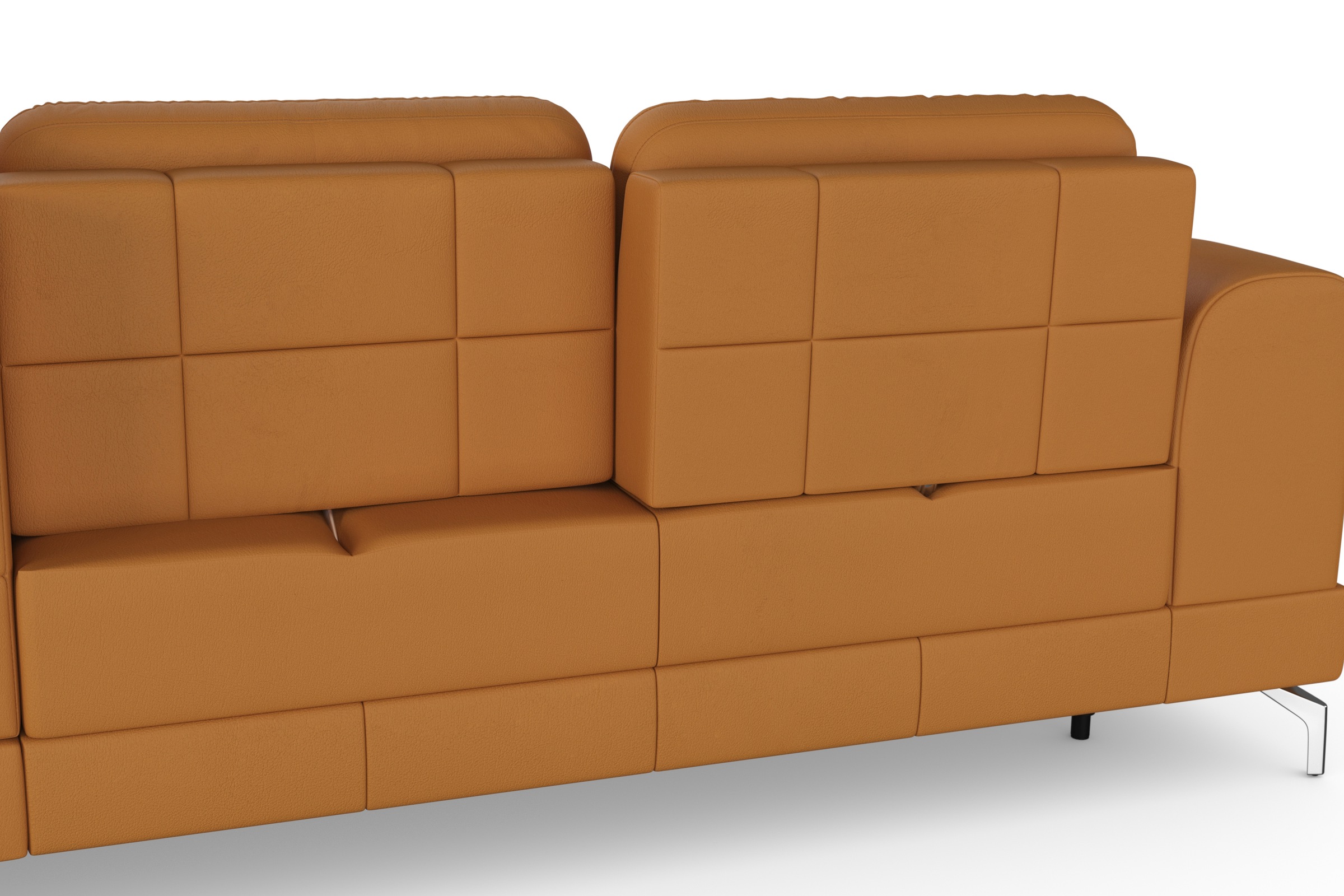 sit&more Ecksofa »Bendigo L-Form«, inklusive Sitztiefenverstellung, Bodenfreiheit 12 cm, in 2 Fußfarben