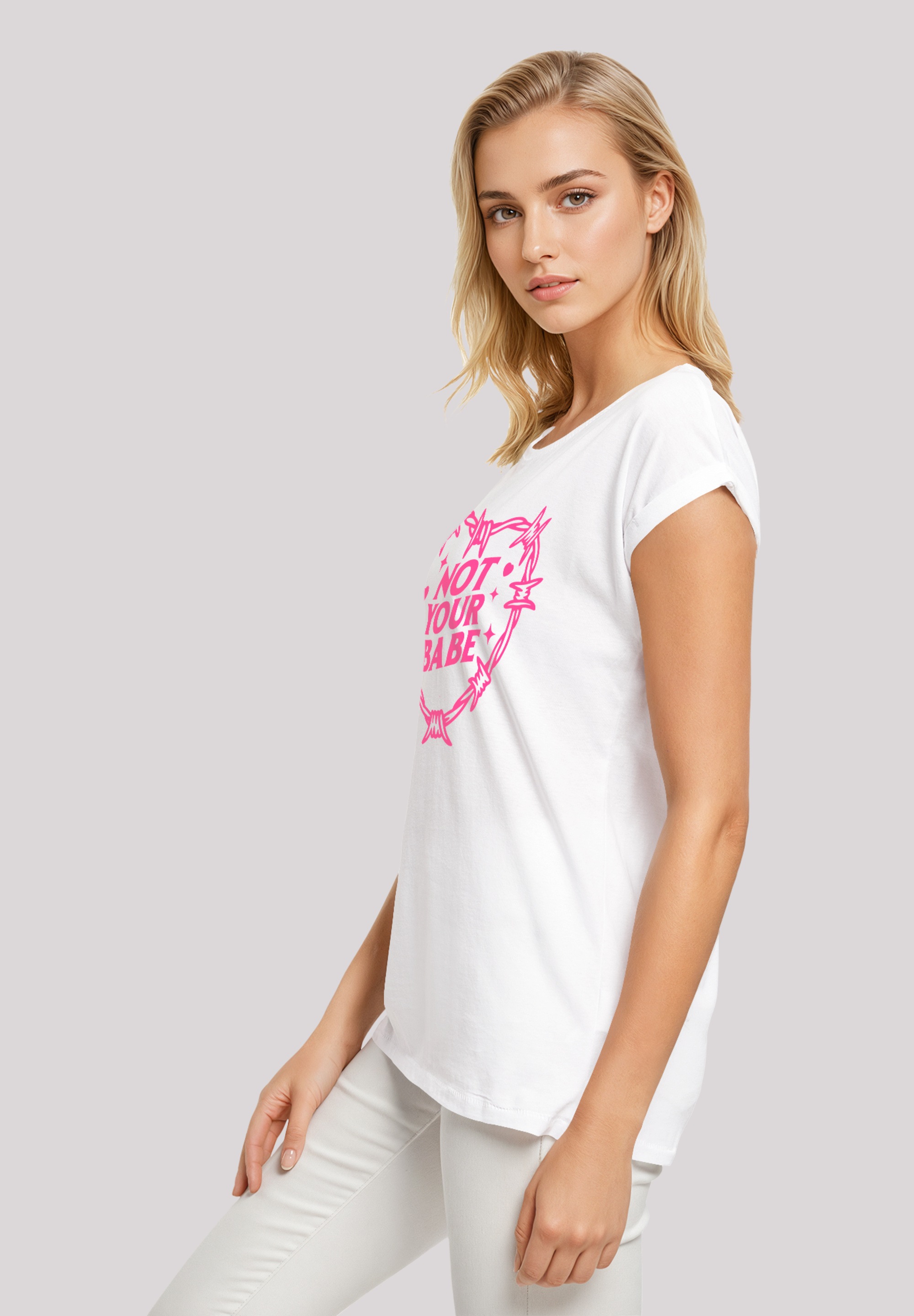 F4NT4STIC T-Shirt »Unabhängige Frau Not Your Babe Frauentag«, Premium Qualität