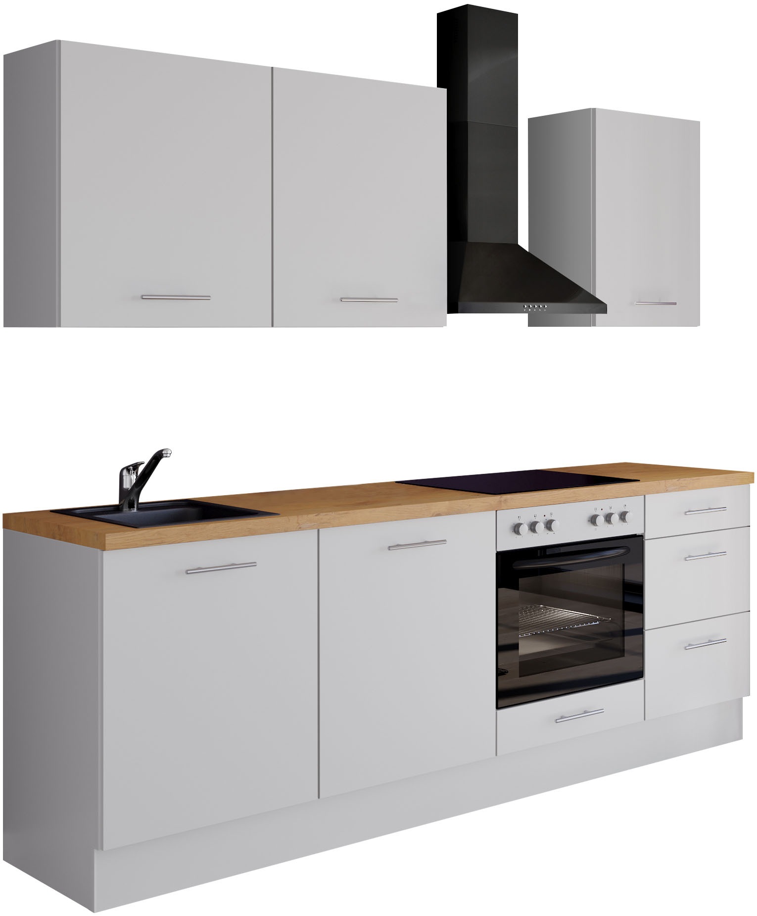 IMPULS KÜCHEN Küchenzeile ""Kopenhagen", Ausrichtung wählbar, Schubkästen m günstig online kaufen