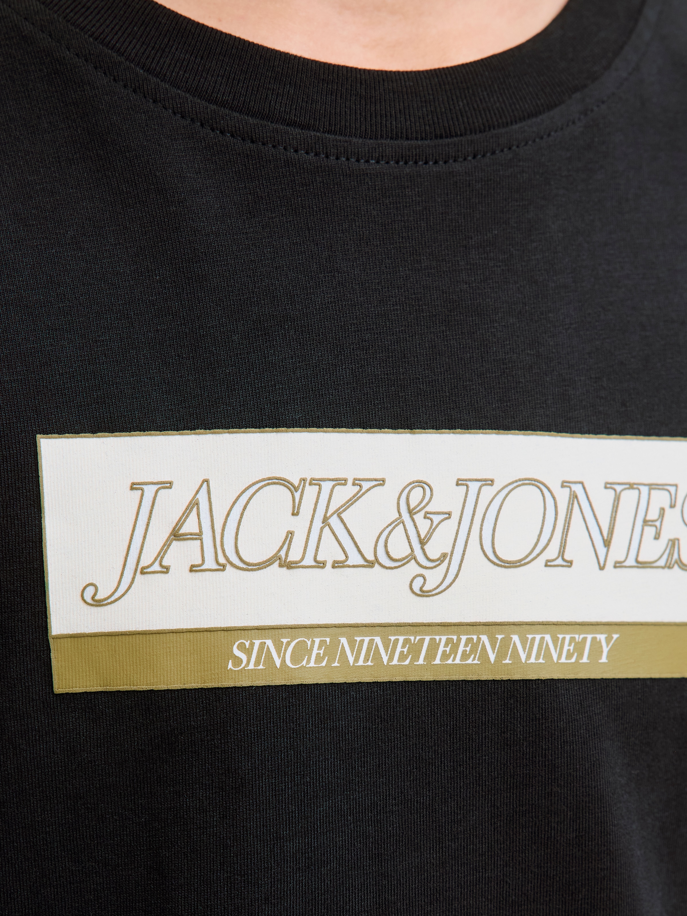 Jack & Jones Junior T-Shirt »JORINWOOD BLOCK BRAND TEE SS CN NOOS JNR«