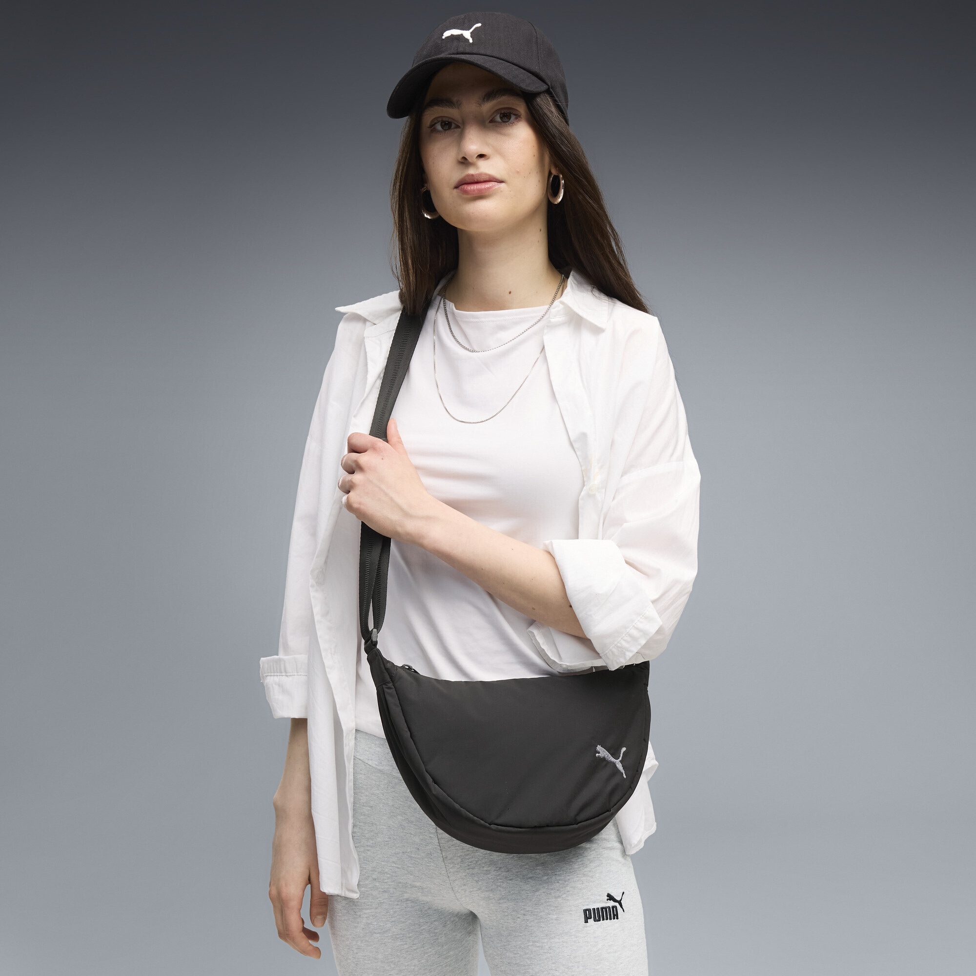 PUMA Handtasche »HER 3 l Halbrunde Tasche Damen«