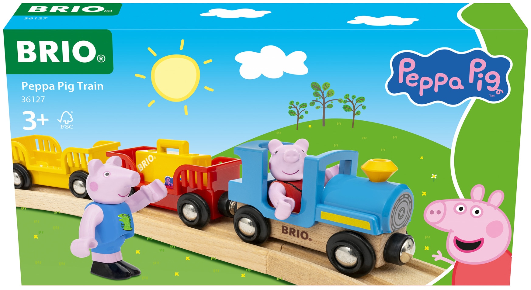 BRIO® Spielzeug-Eisenbahn »BRIO® WORLD, Peppa Wutz Zug«