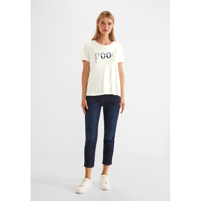 STREET ONE T-Shirt, im Glitzer-Look für kaufen | BAUR