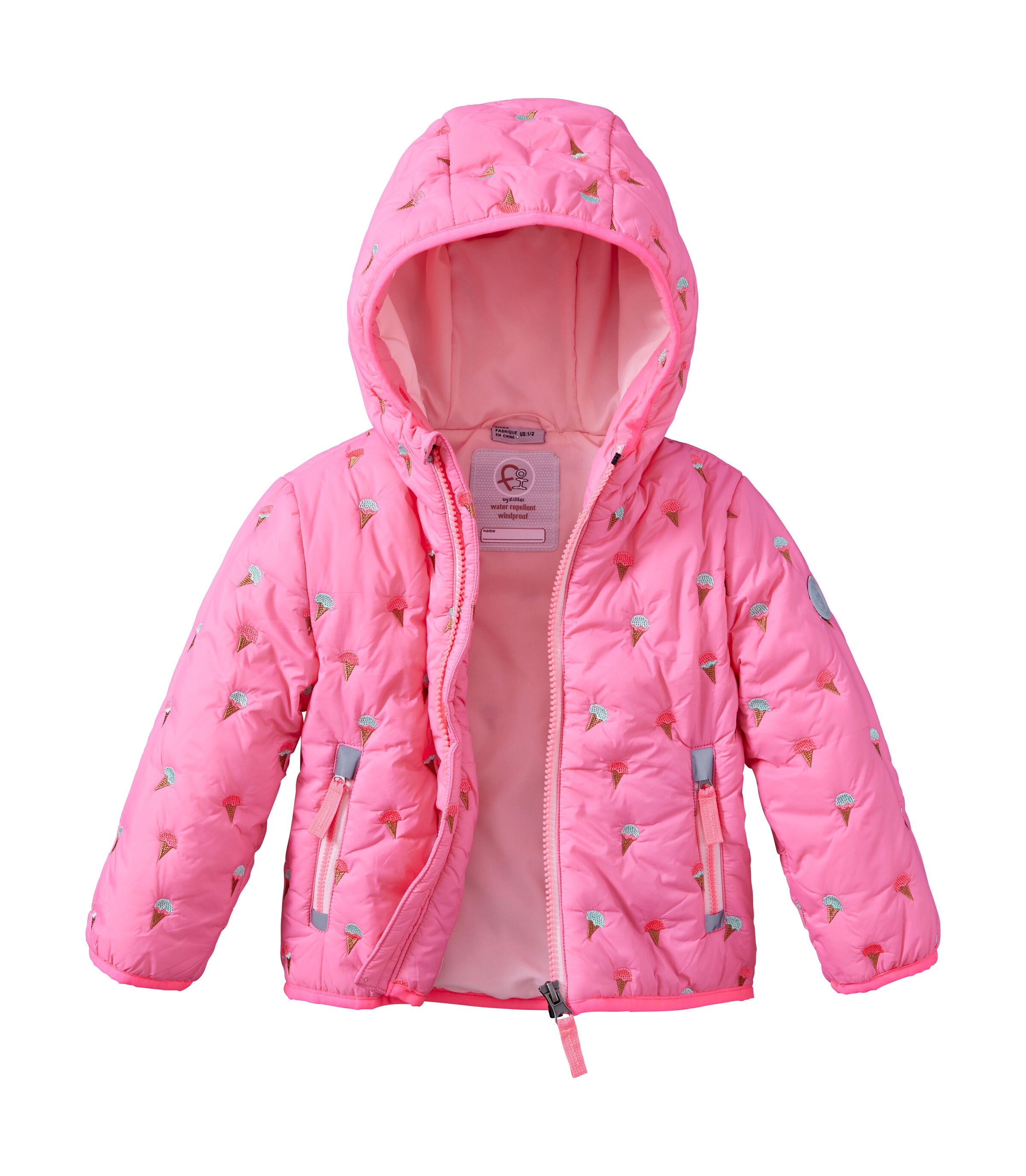 first instinct by killtec Steppjacke »FIOS 17 MNS QLTD JCKT«, Leicht wattierte Jacke, reflektierende Details, PFAS-frei imprägniert