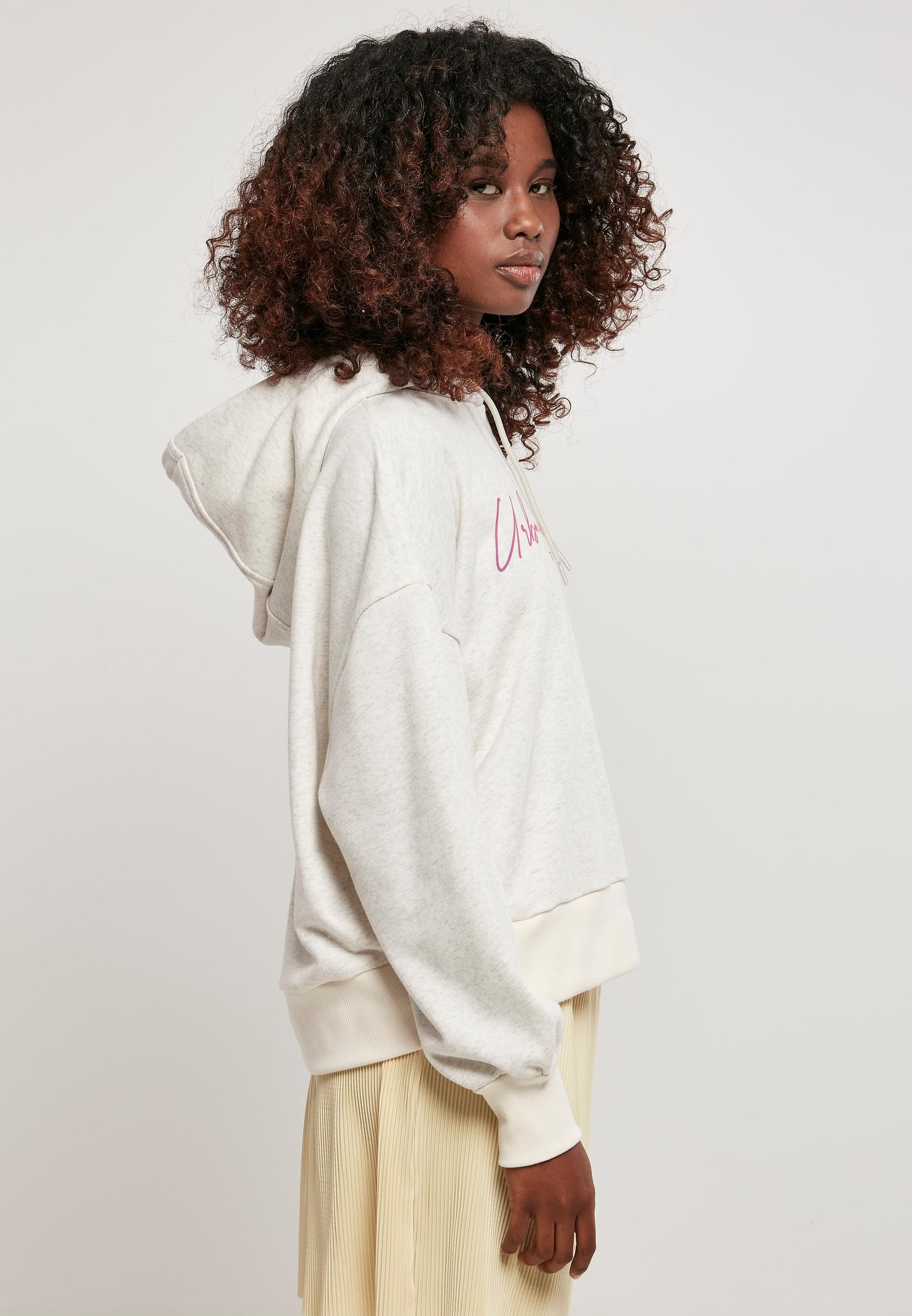 URBAN CLASSICS Kapuzenpullover »Urban Classics Damen Ladies Oversized Rainbow Hoody«, (1 tlg.)