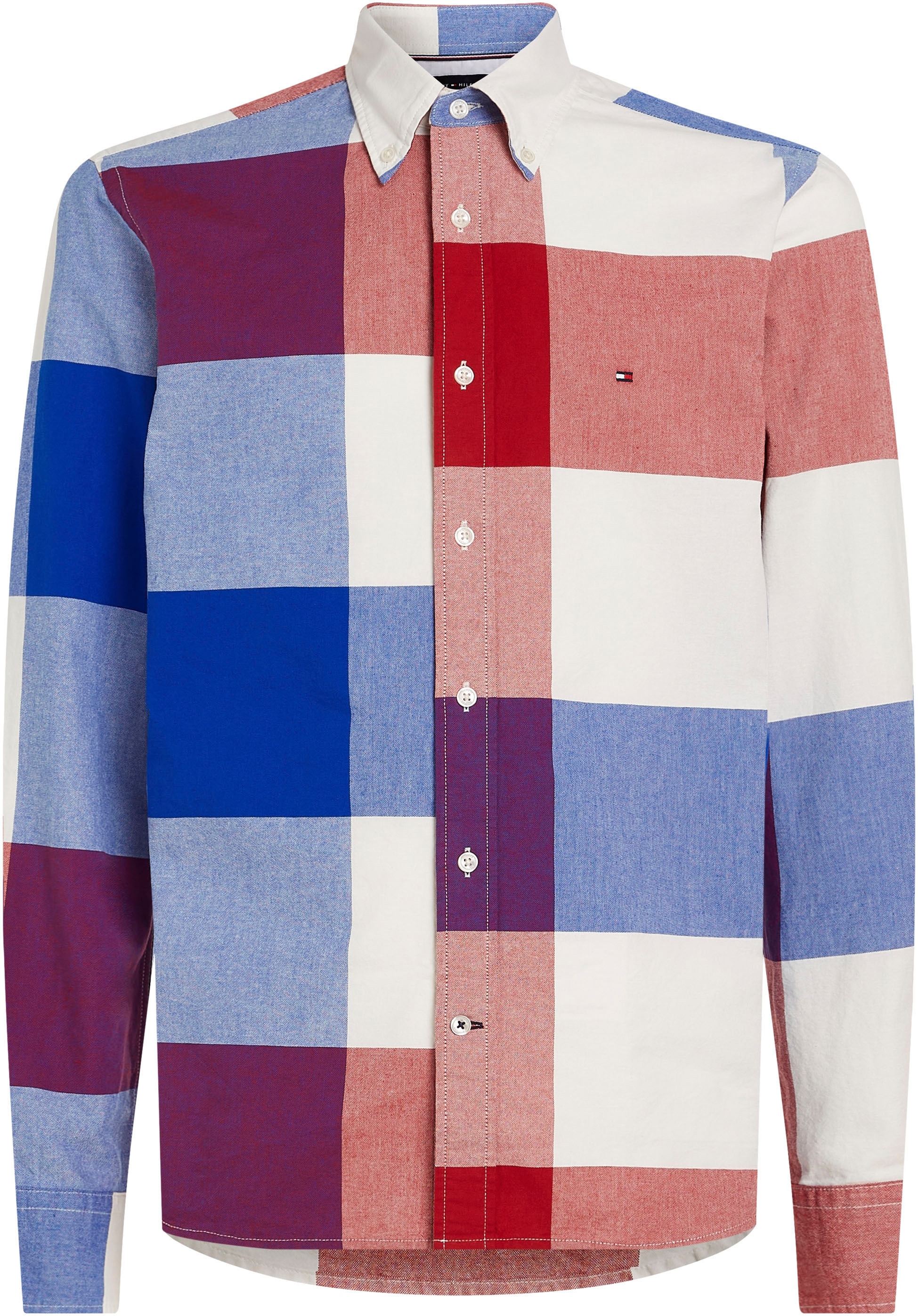 Tommy Hilfiger Karohemd »BI COLOR GINGHAM RF SHIRT«