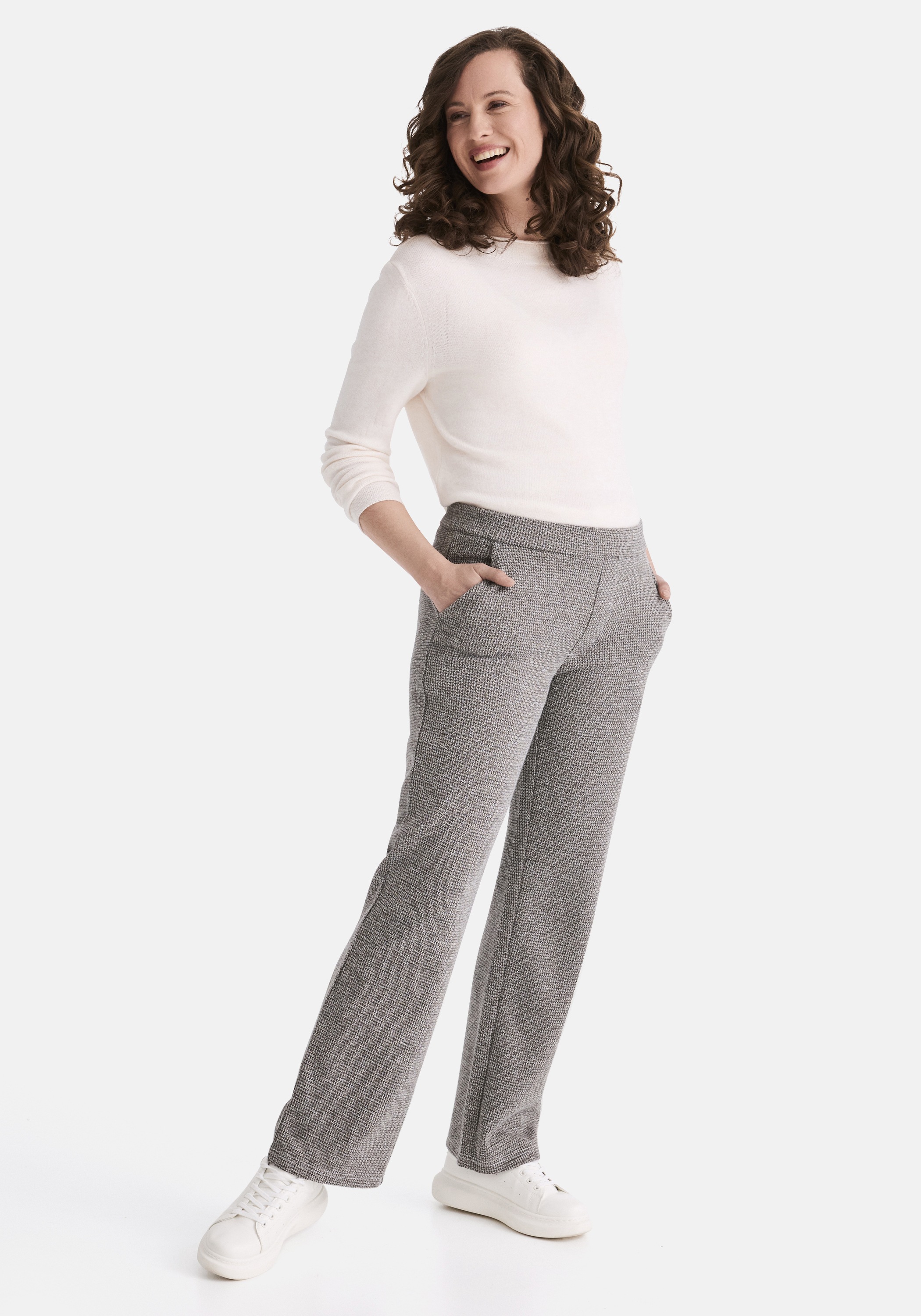 STOOKER WOMEN Schlupfhose »Mary Jersey Wide leg fit«, Wide Leg Fit Casual Clean Wash Jersey für Damen