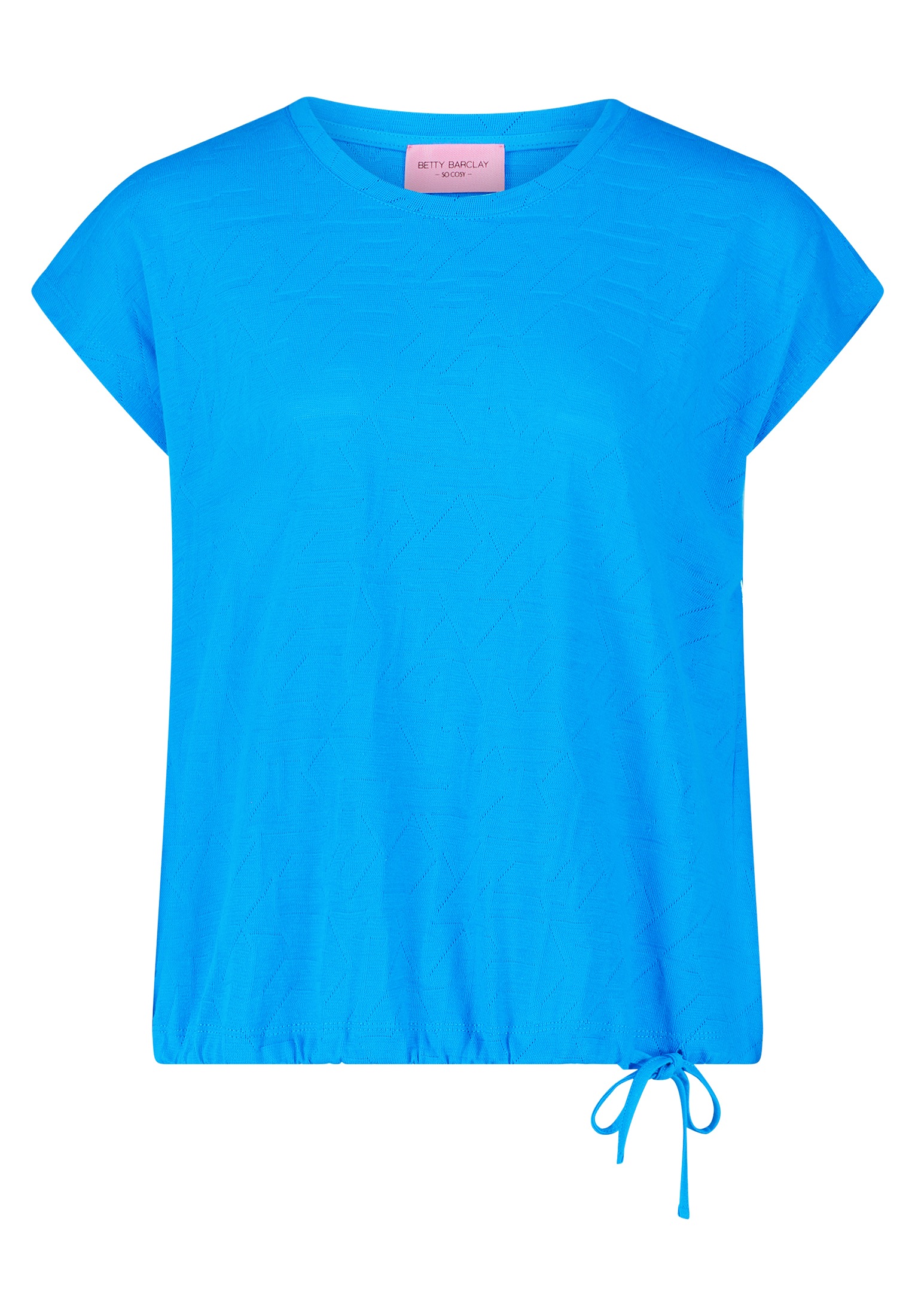 Betty Barclay Kurzarmshirt "Betty Barclay Strukturshirt mit Tunnelzug", (1 günstig online kaufen