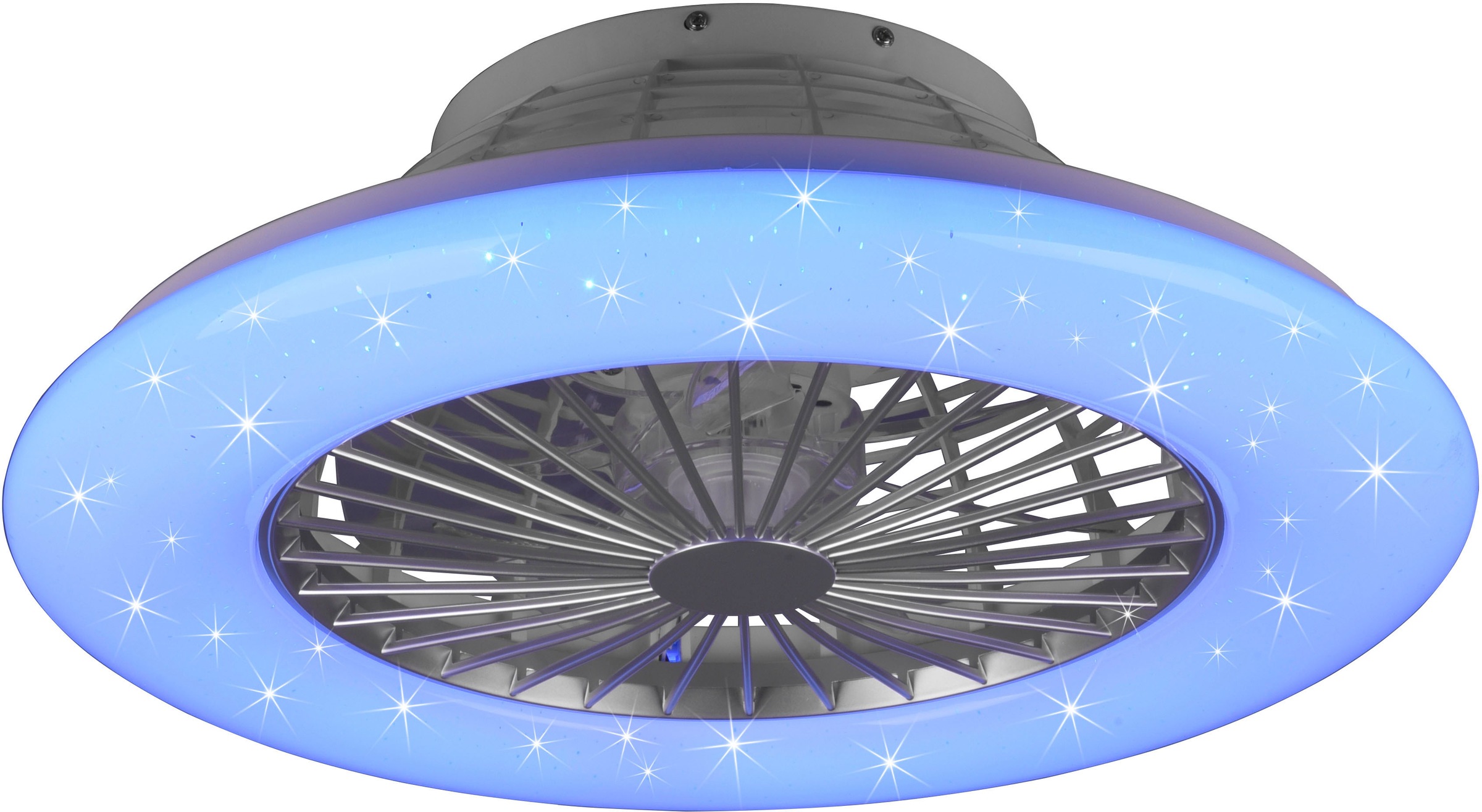 TRIO Leuchten LED Deckenventilator Fernbed., RGBW Stufen, einstellbar, Lichtfarbe BAUR | 3 Deckenleuchte 1 »Stralsund«, flammig-flammig, mit