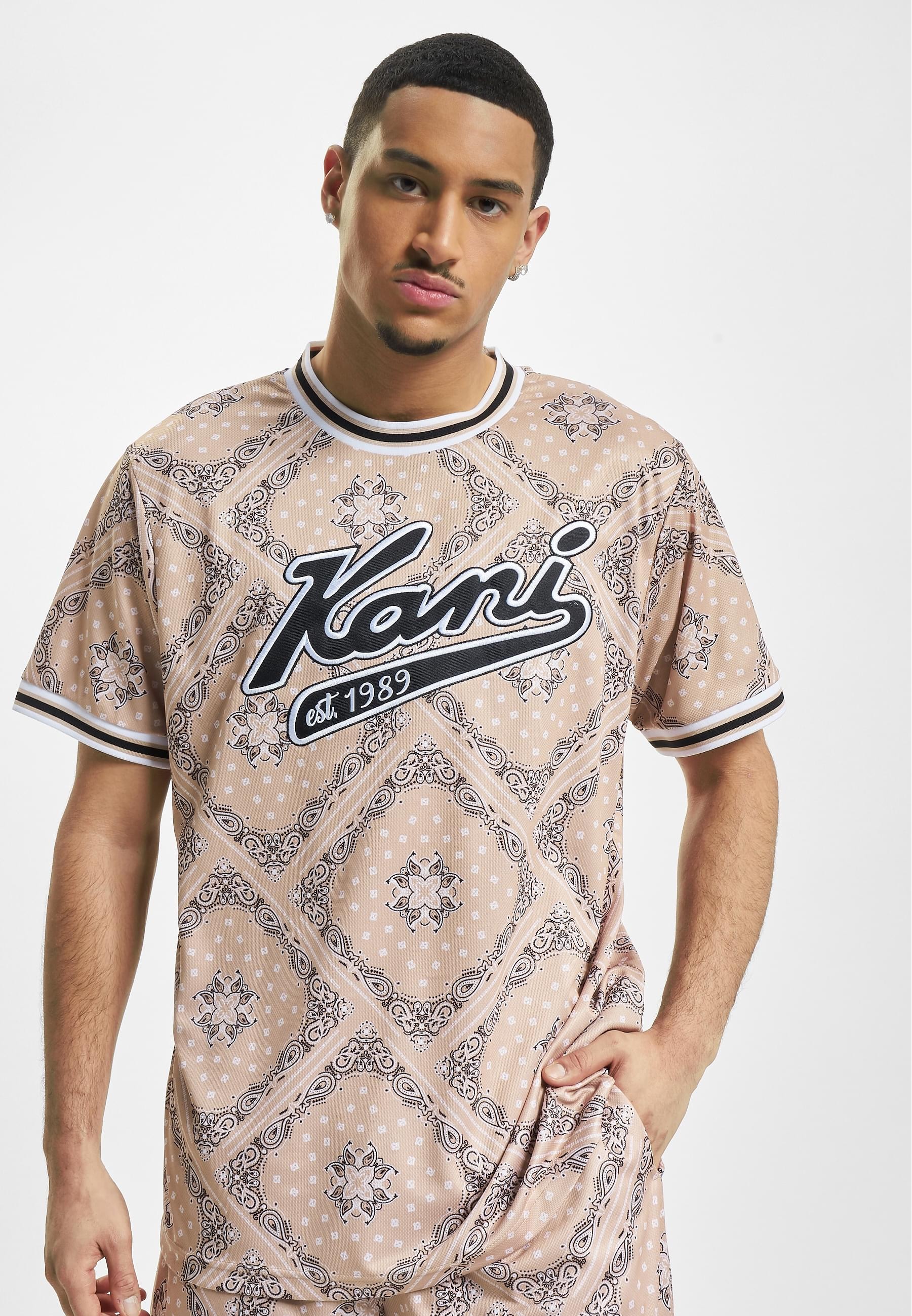 Karl Kani T-Shirt »Karl Kani Herren KM232-008-2 KK Varsity Paisley Mesh Tee«, (1 tlg.)