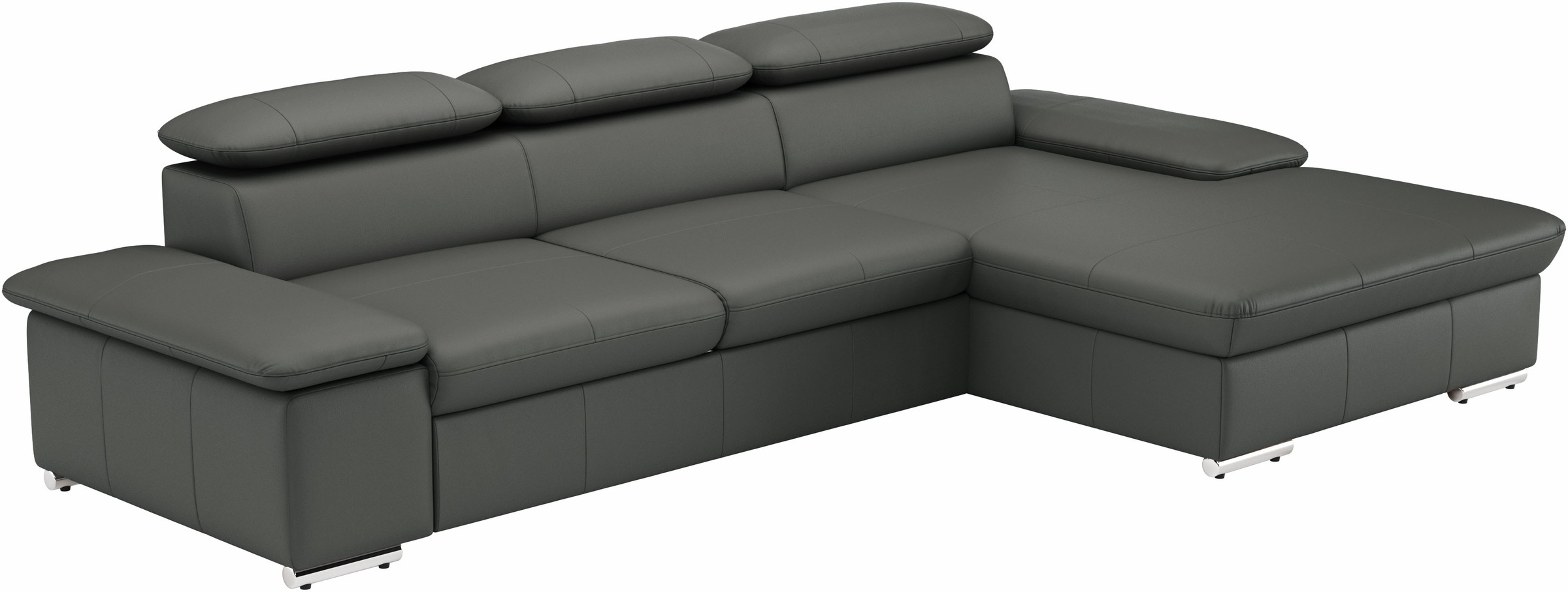 sit&more Ecksofa »Valantine L-Form«, inkl. Kopf- und Armteilverstellung, wahlweise mit Bettfunktion