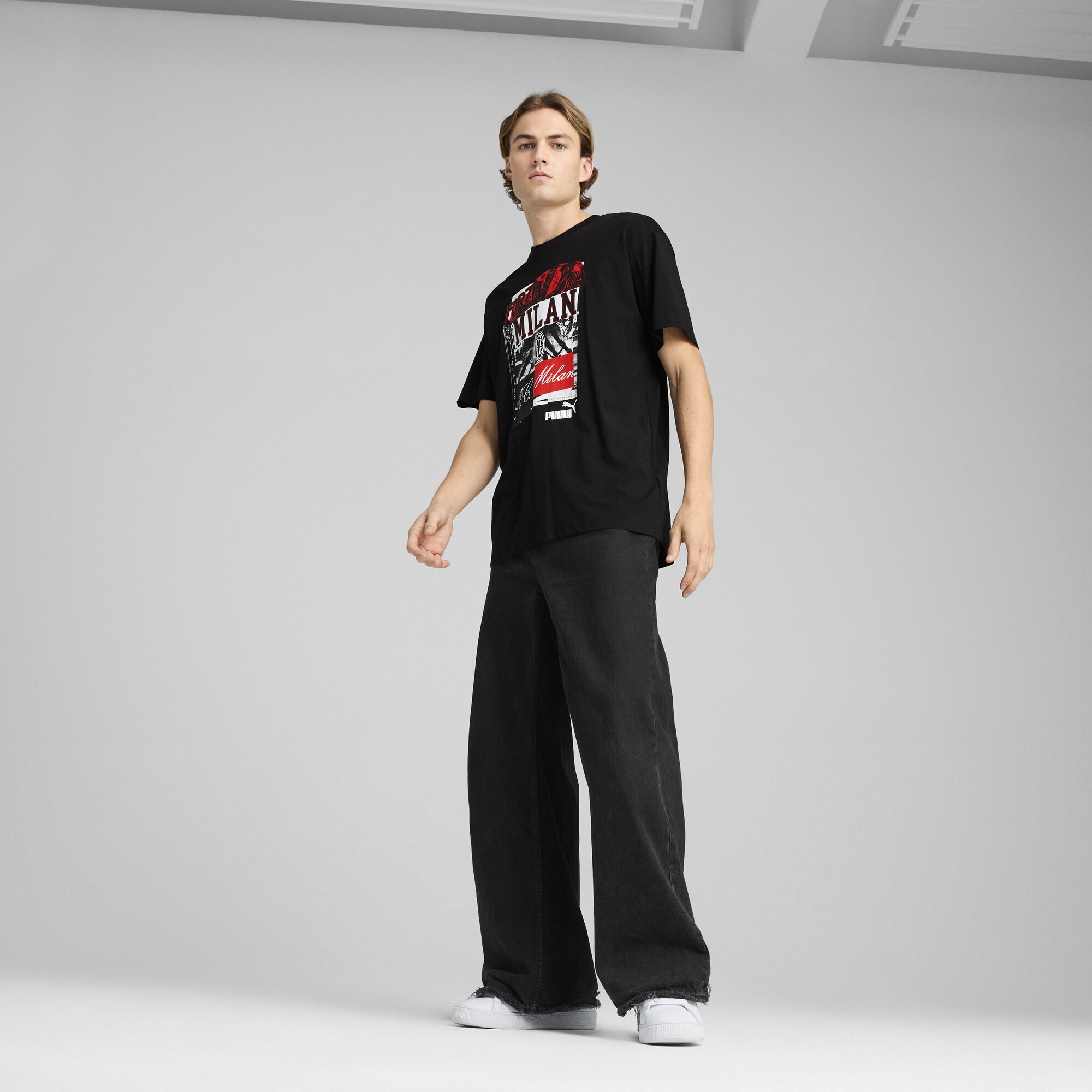 PUMA T-Shirt »AC Milan ftblNRGY+ T-Shirt Herren«