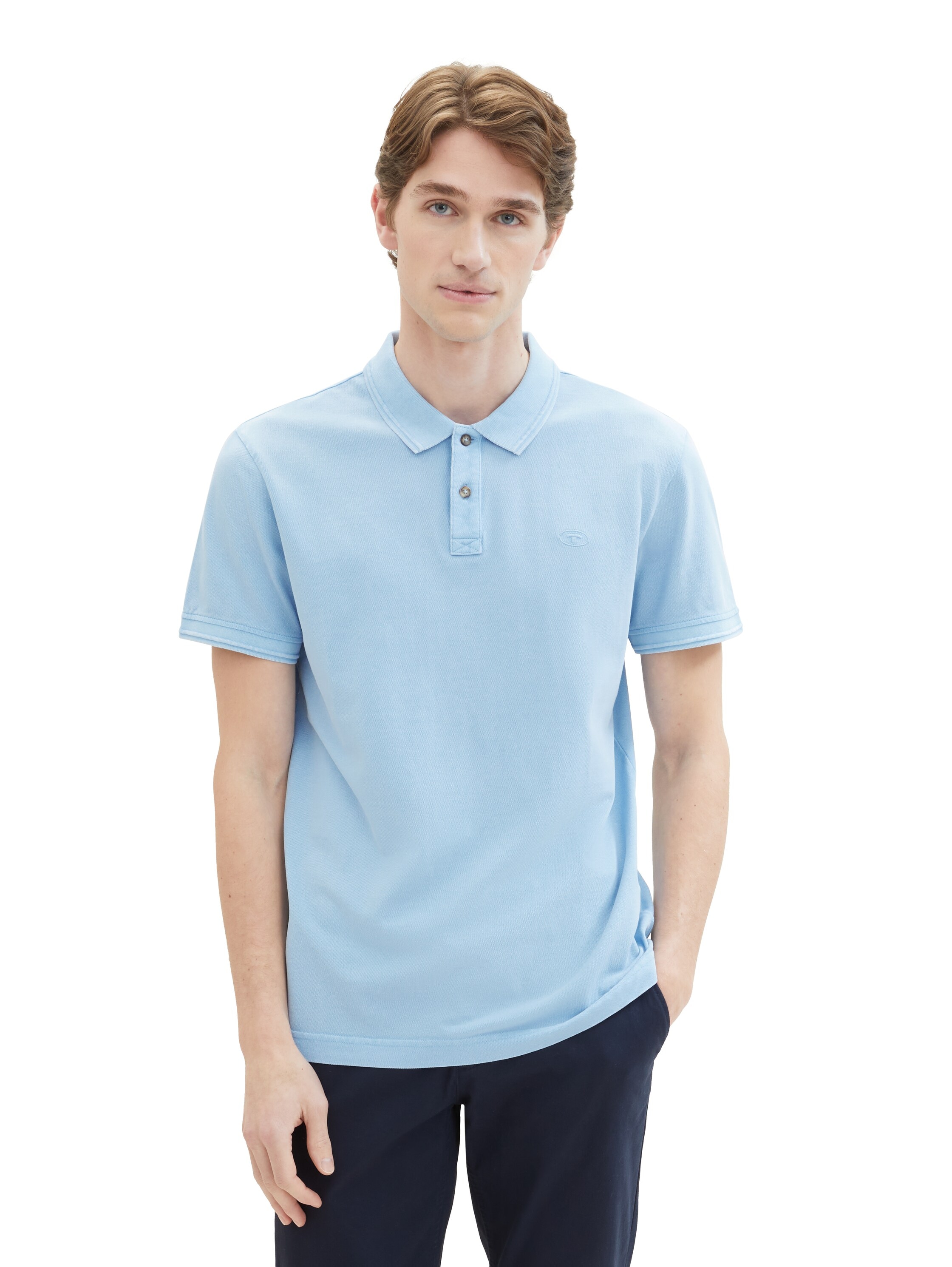 TOM TAILOR Poloshirt, mit Logo Stickerei