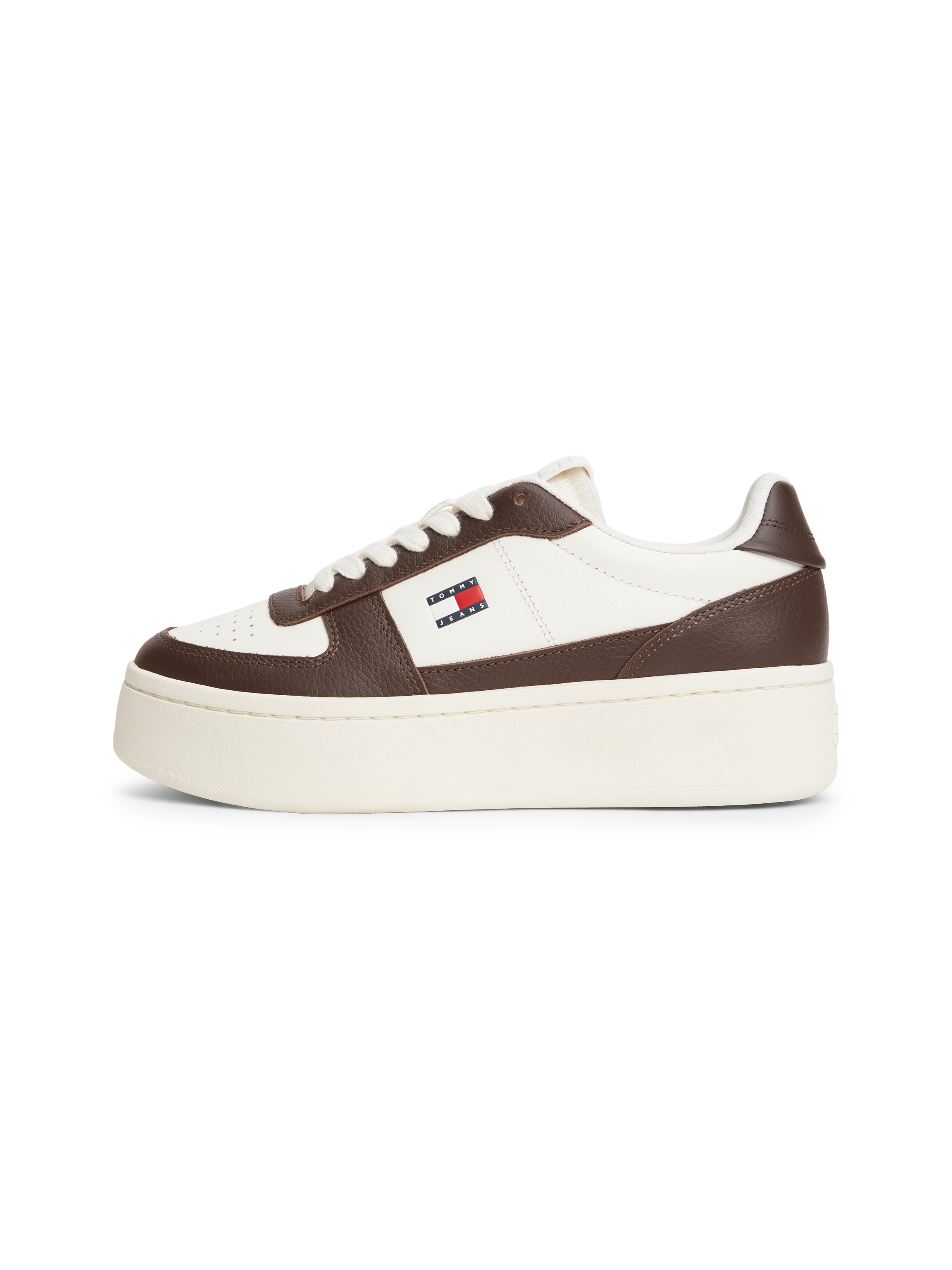 Tommy Jeans Plateausneaker »ARCHIVE '98 MAX«  Freizeitschuh, Halbschuh, Schnürschuh seitlicher Logoflag schmale Form