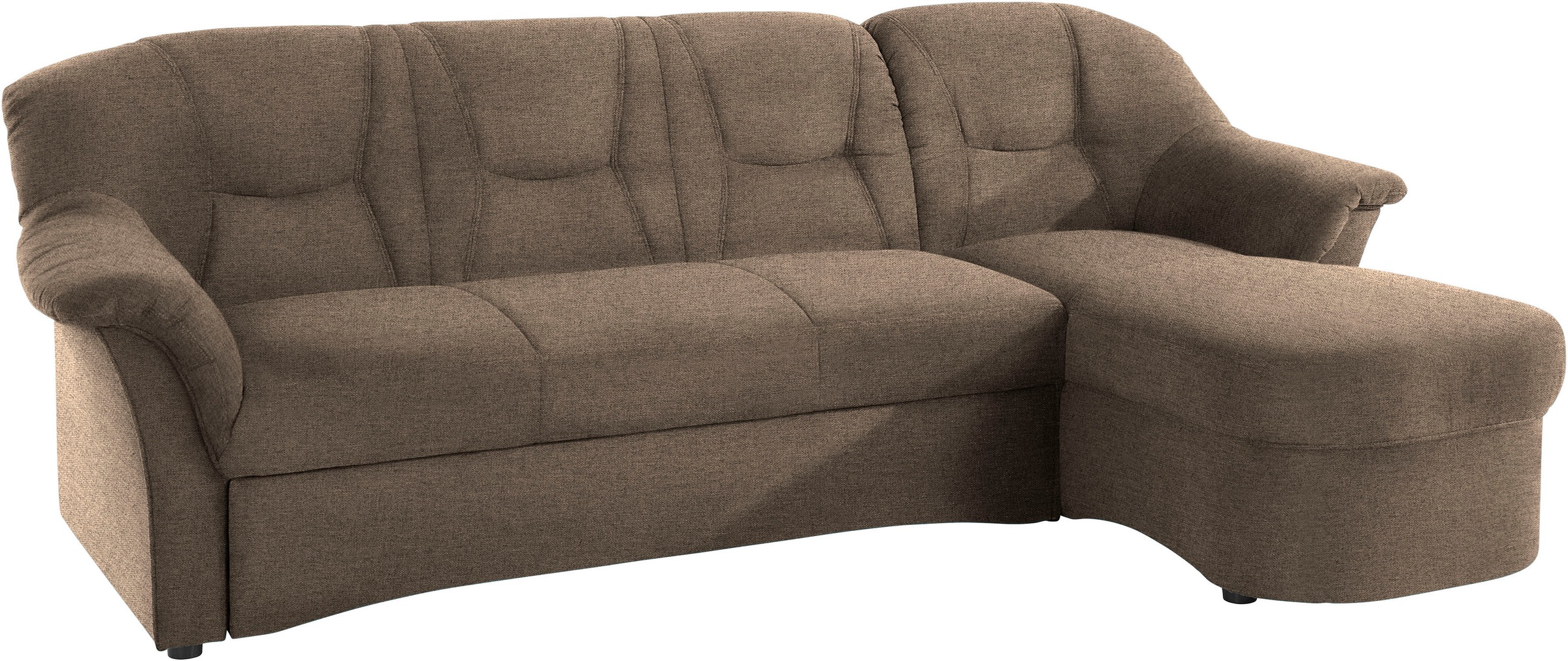 DOMO collection Ecksofa »Sarafina zeitlos und komfortabel, optional mit Federkern, L-Form«, wahlweise mit Bettfunktion