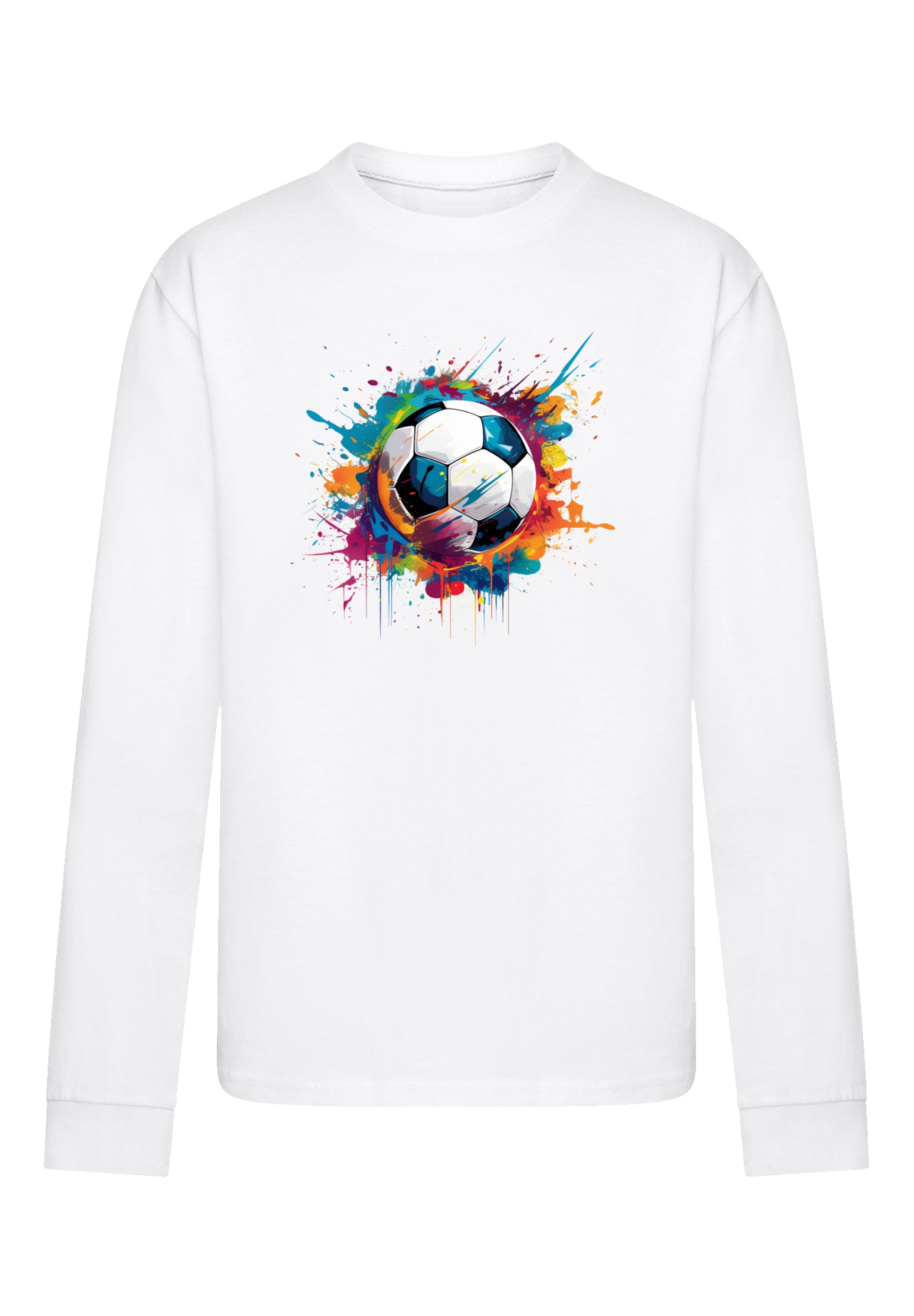 F4NT4STIC T-Shirt »Bunte Fußball Grafik«, Premium Qualität