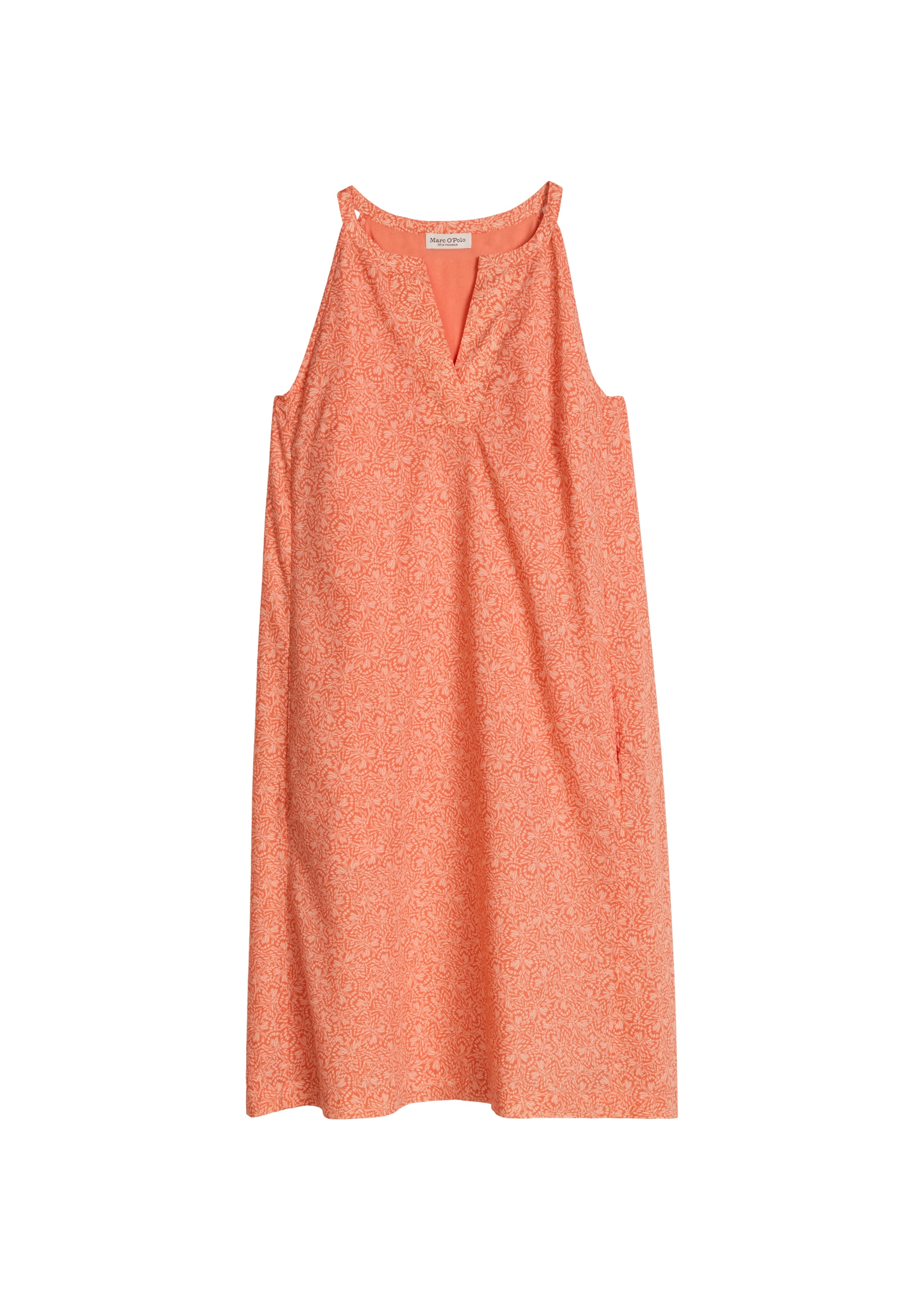 Marc O'Polo Sommerkleid loose aus bedrucktem Baumwoll-Voile