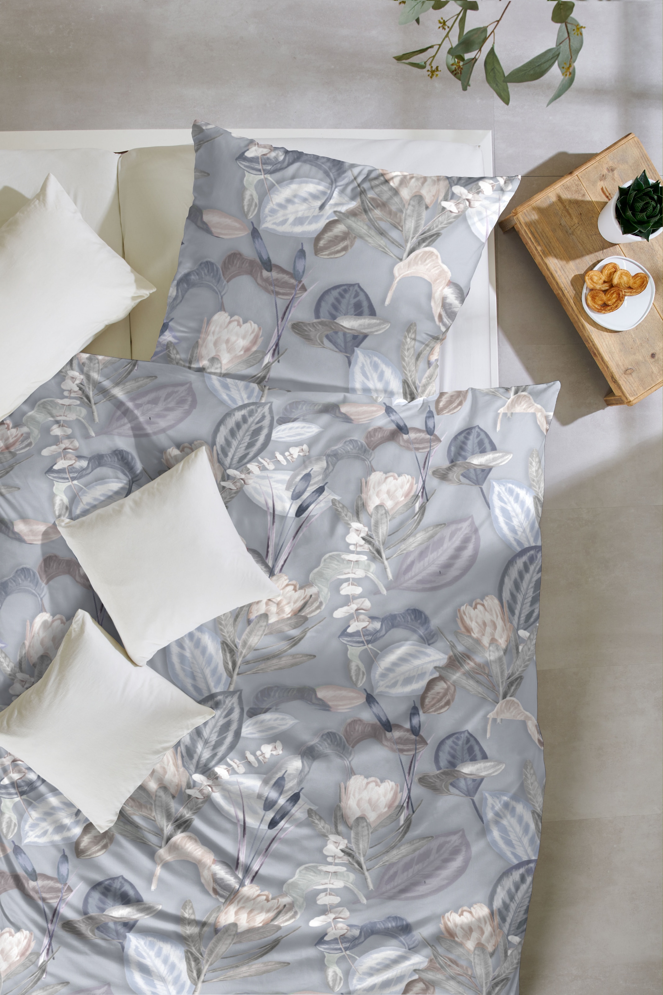 Primera Bettwäsche »Satin Bettwäsche "Protea"«