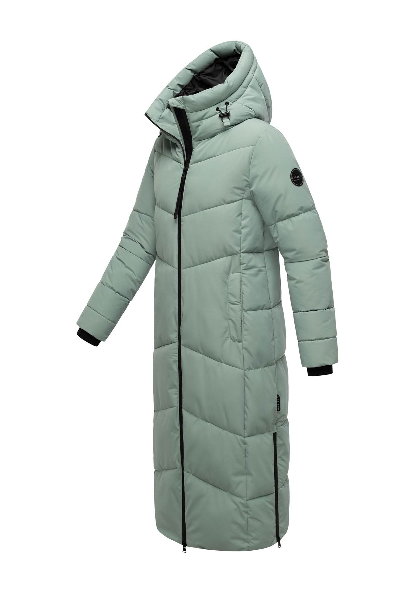Marikoo Winterjacke »Firella« extra lange Passform und seitliche Belüftungsöffnungen