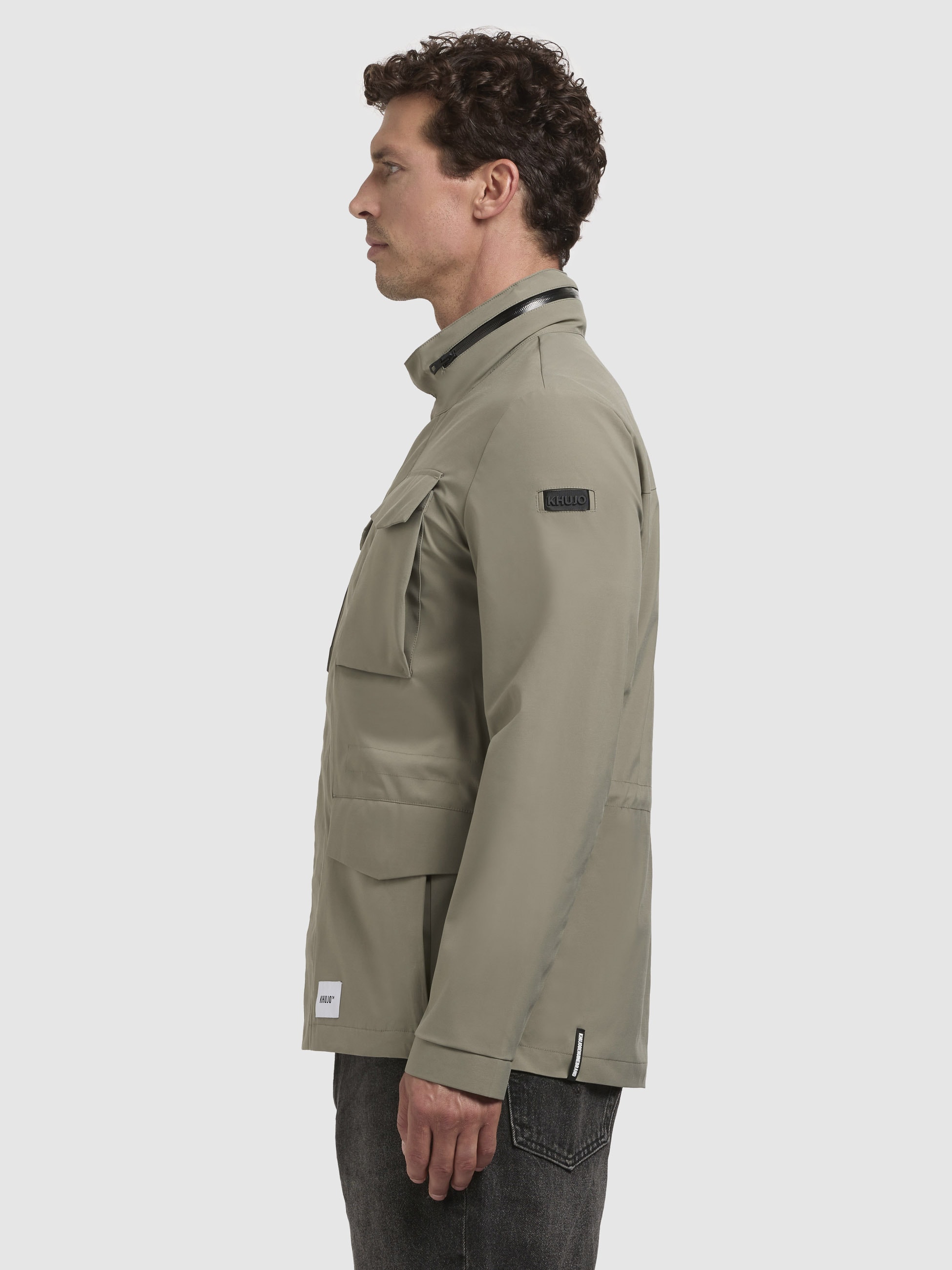 khujo Fieldjacket »ARLO«, mit Kapuze