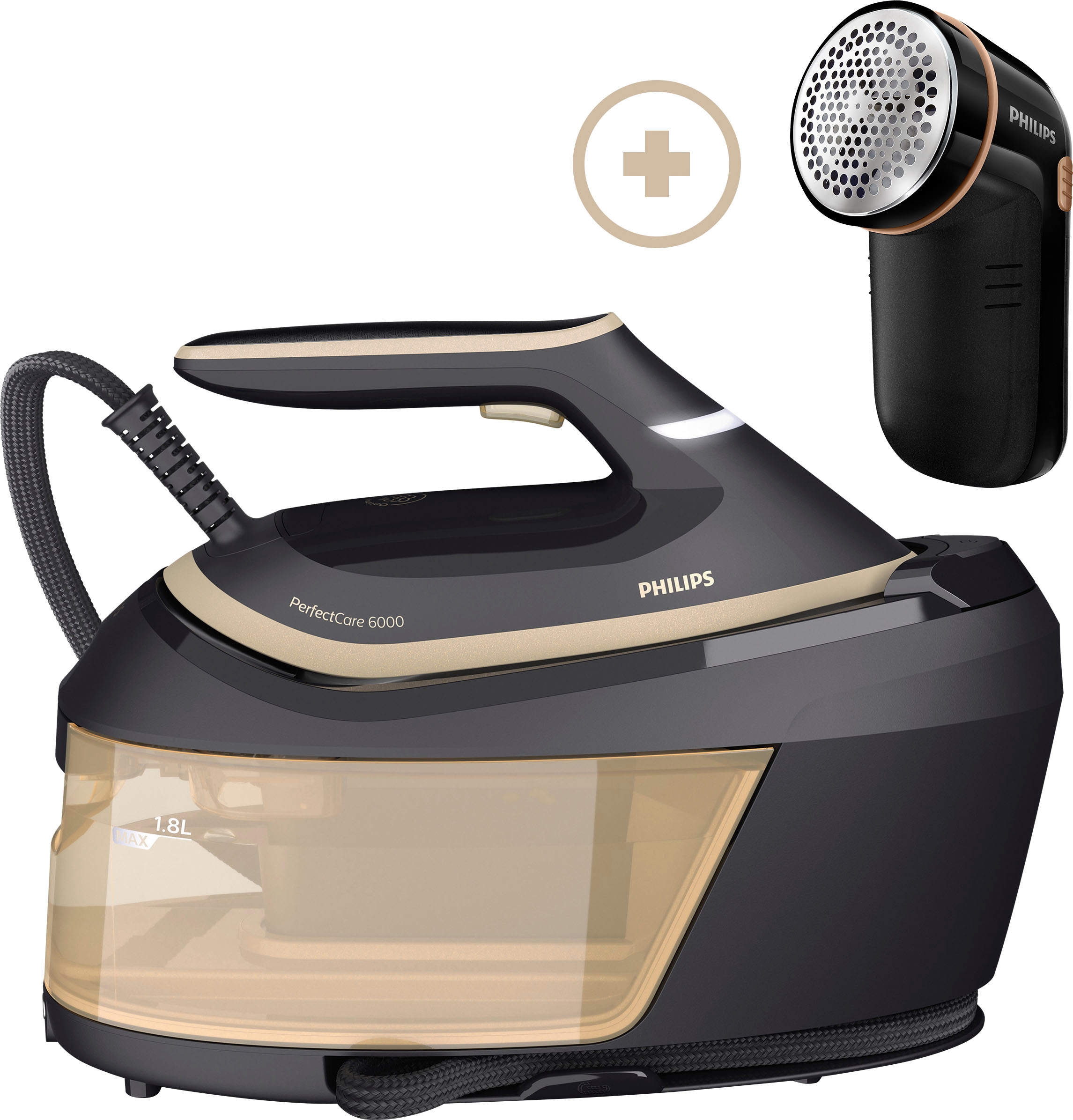 Philips Dampfbügelstation "PerfectCare 6000 Series PSG6064/80" 1.800 ml Was günstig online kaufen