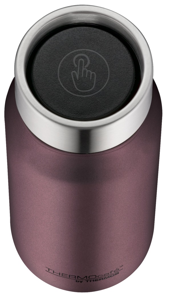 THERMOcafé Thermobecher »TC DRINKING MUG, absolut dicht, spülmaschinenfest«, (1 tlg.), 0,5l, 9h heiß & 20h kalt, zerlegbares Push Button Lid