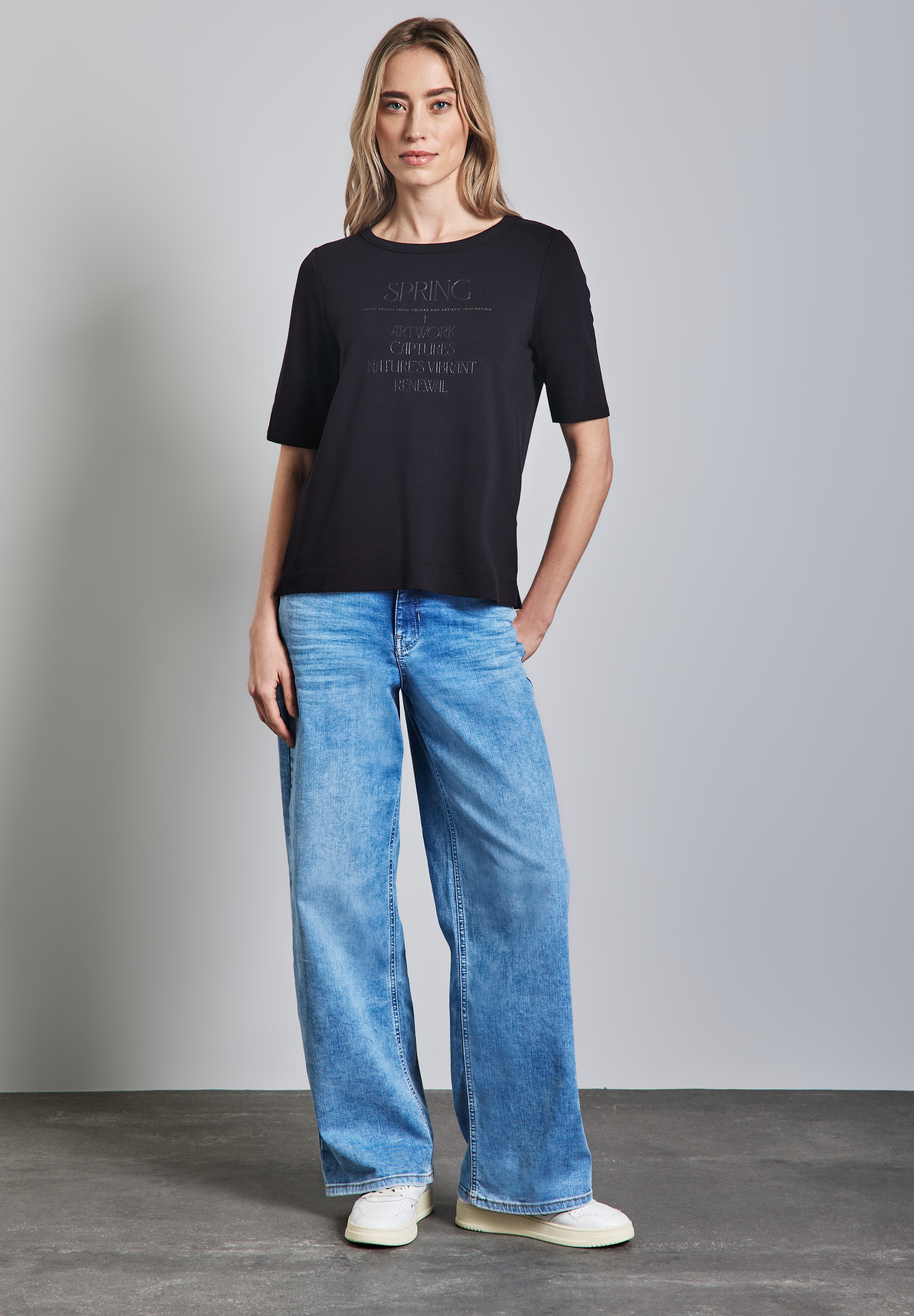 STREET ONE T-Shirt, Rundhalsausschnitt
