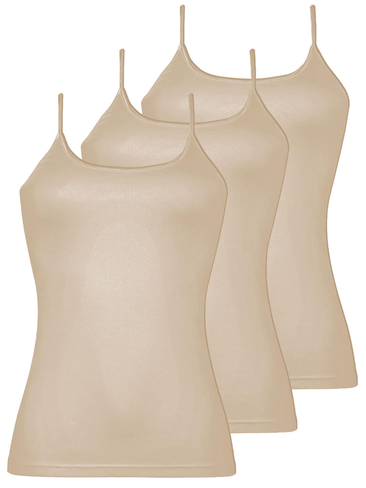 Nina Von C. Achseltop "3er Pack Damen Trägerhemd Daily"