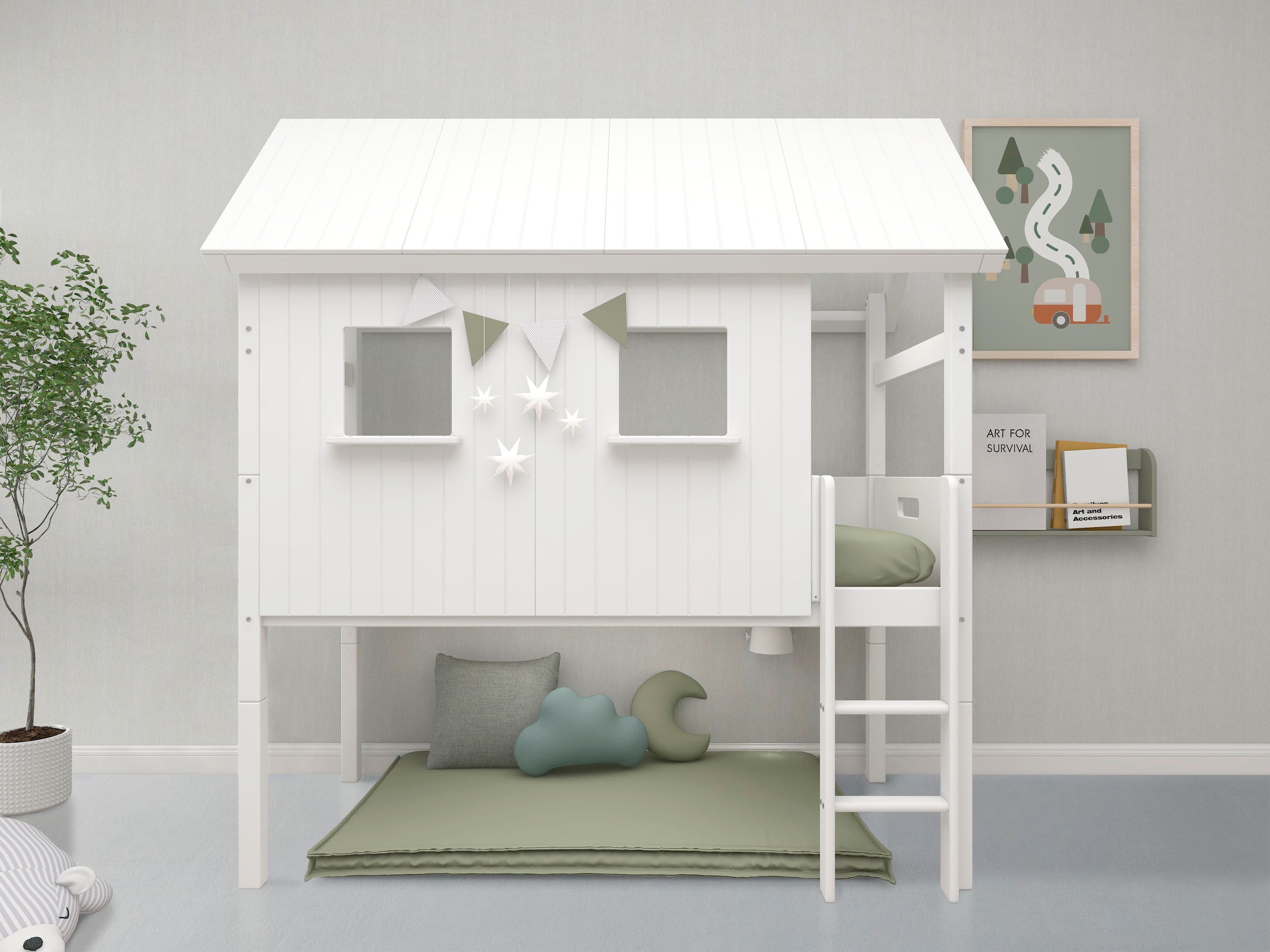 Spielbett »Thuka Nordic«, (7 tlg.), produziert by Flexa,Umbaubar in Einzelbett, incl...