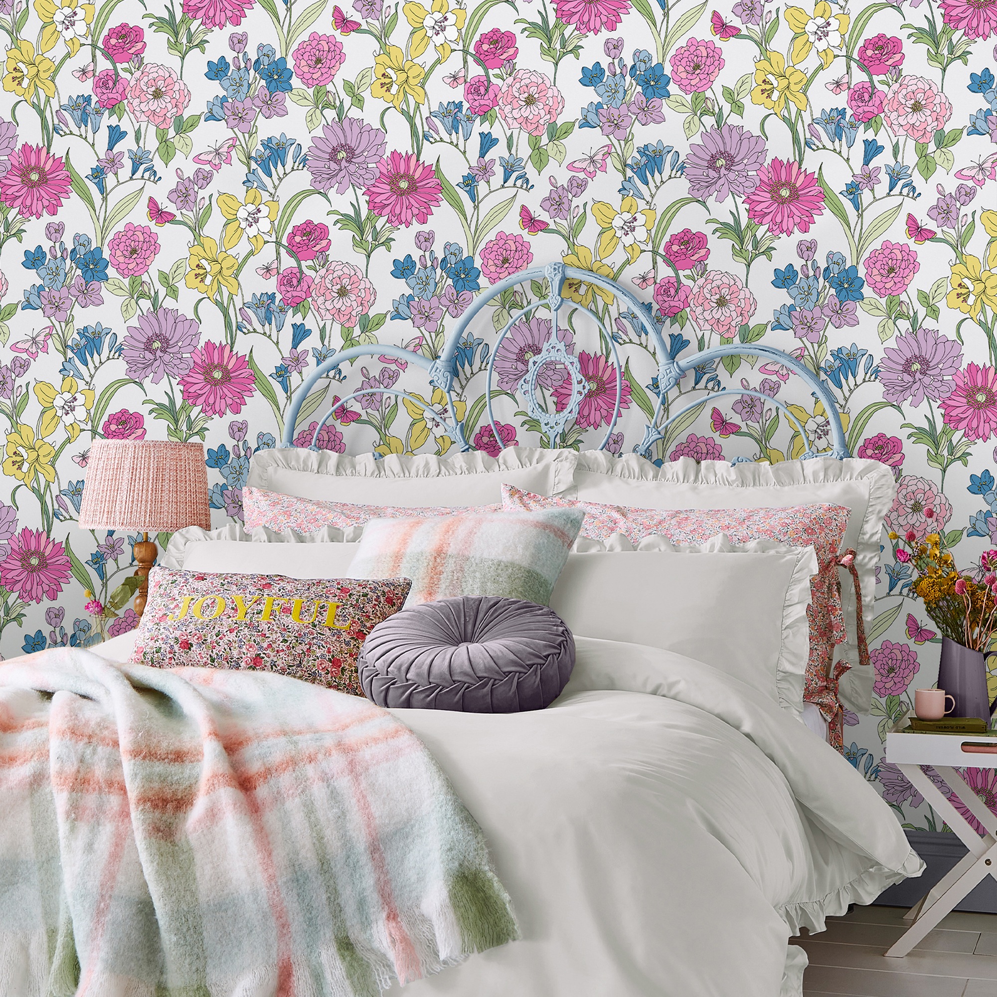 LAURA ASHLEY Vliestapete »Gilly Multi«, 10mx52cm