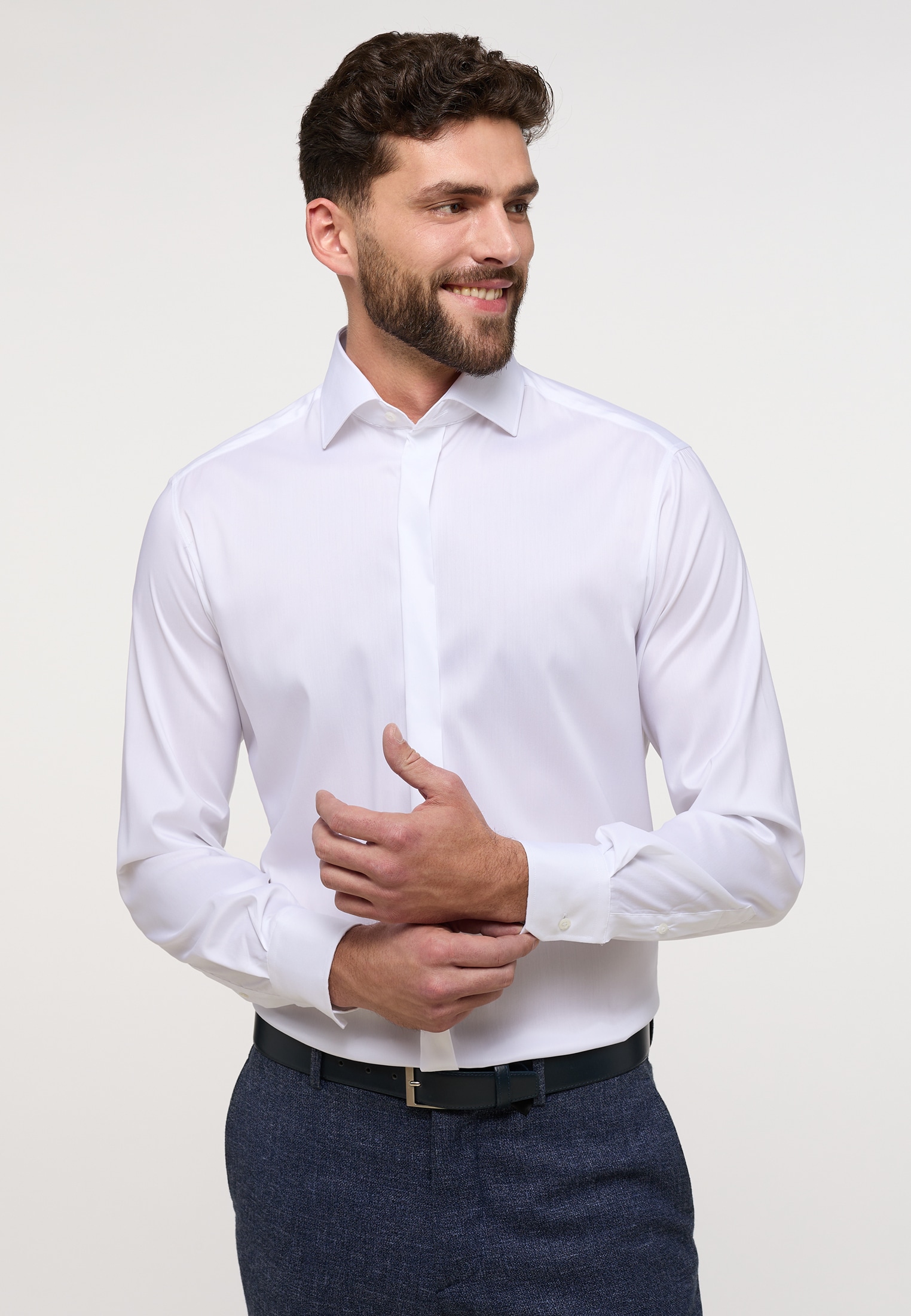 Eterna Langarmhemd "MODERN FIT", EASY IRON (bügelleicht) günstig online kaufen