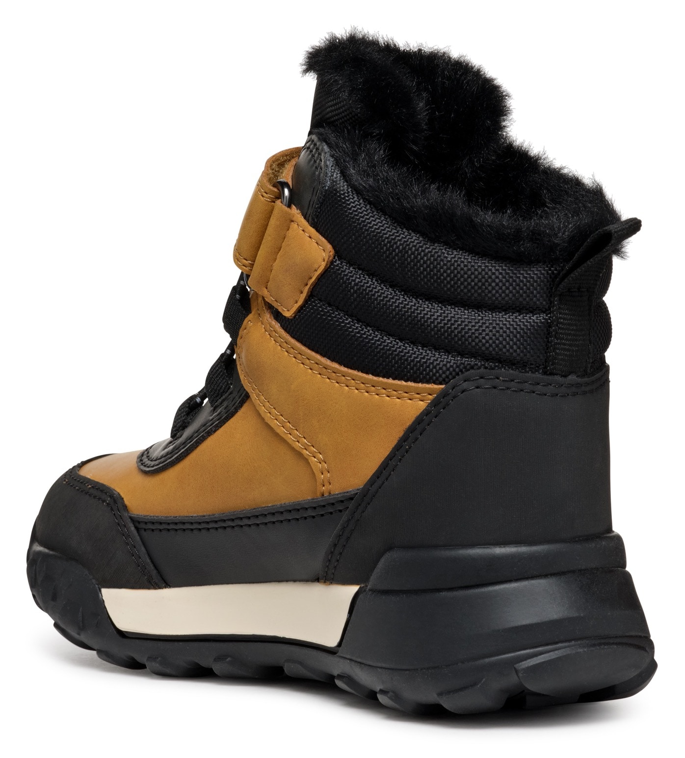 Geox Winterboots »J TREKKYUP BOY B ABX«, Klettstiefel, Snowboots, Winterstiefel mit Klettverschluss