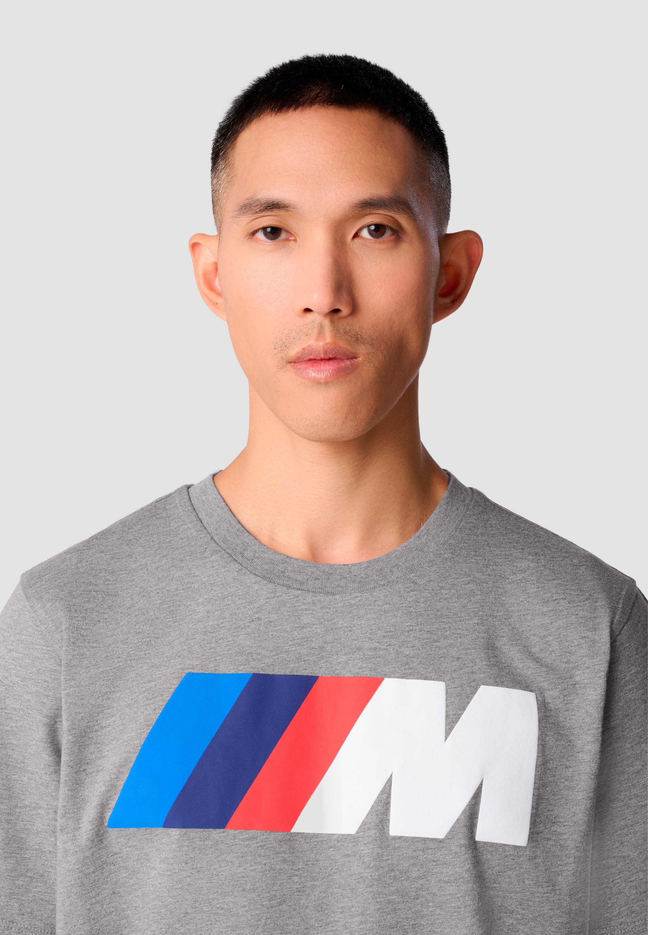 BMW T-Shirt, mit BMW M Logo Puff-Druck auf der Brust
