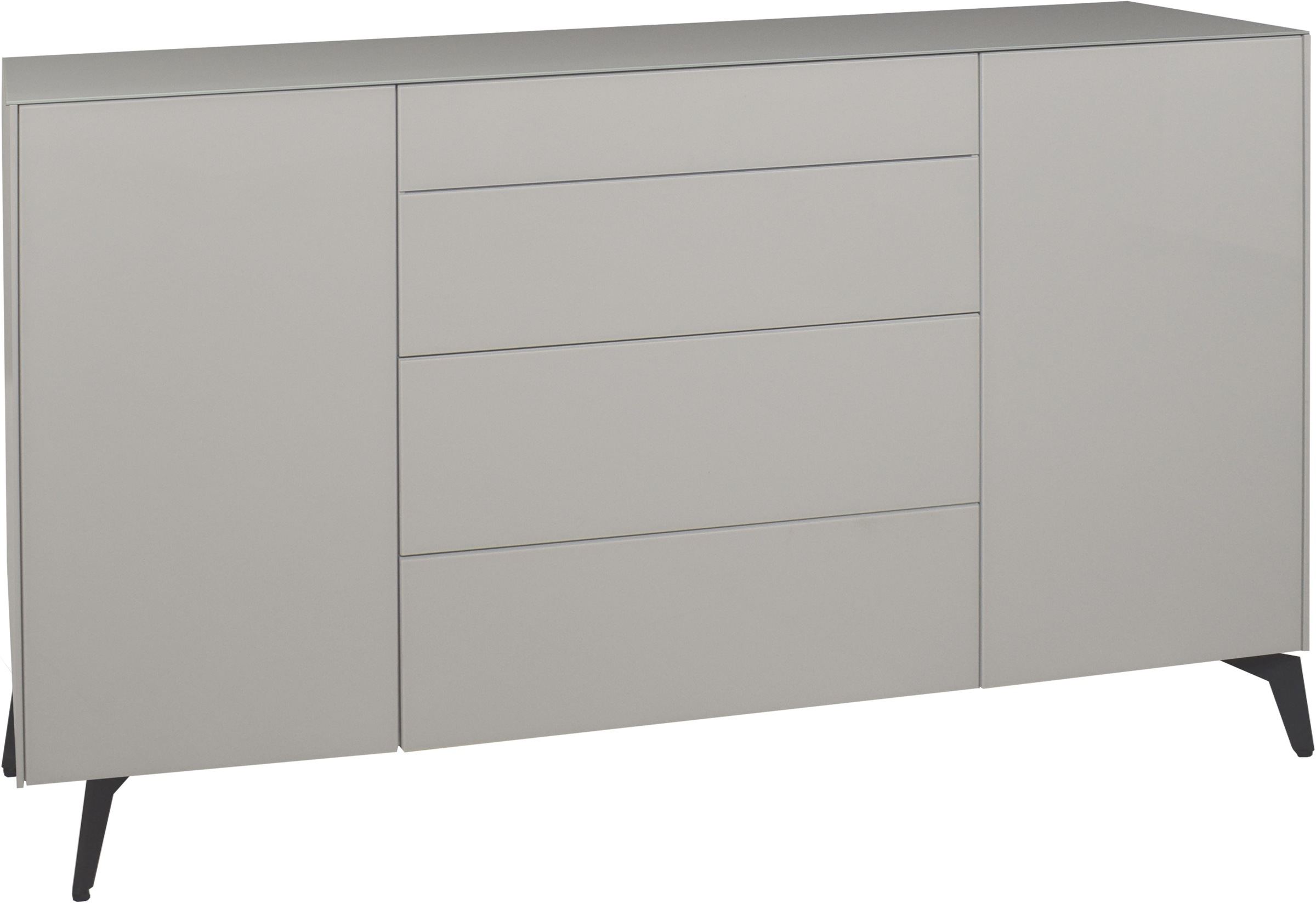 Mäusbacher Kommode "Imola" Kommode mit Glasfront und Glasoberplatte